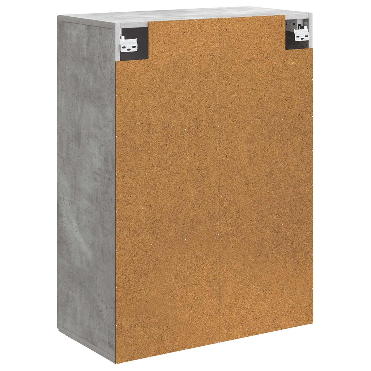 Wandschrank Betongrau 66 x 34,5 x 90 cm Holzwerkstoff
