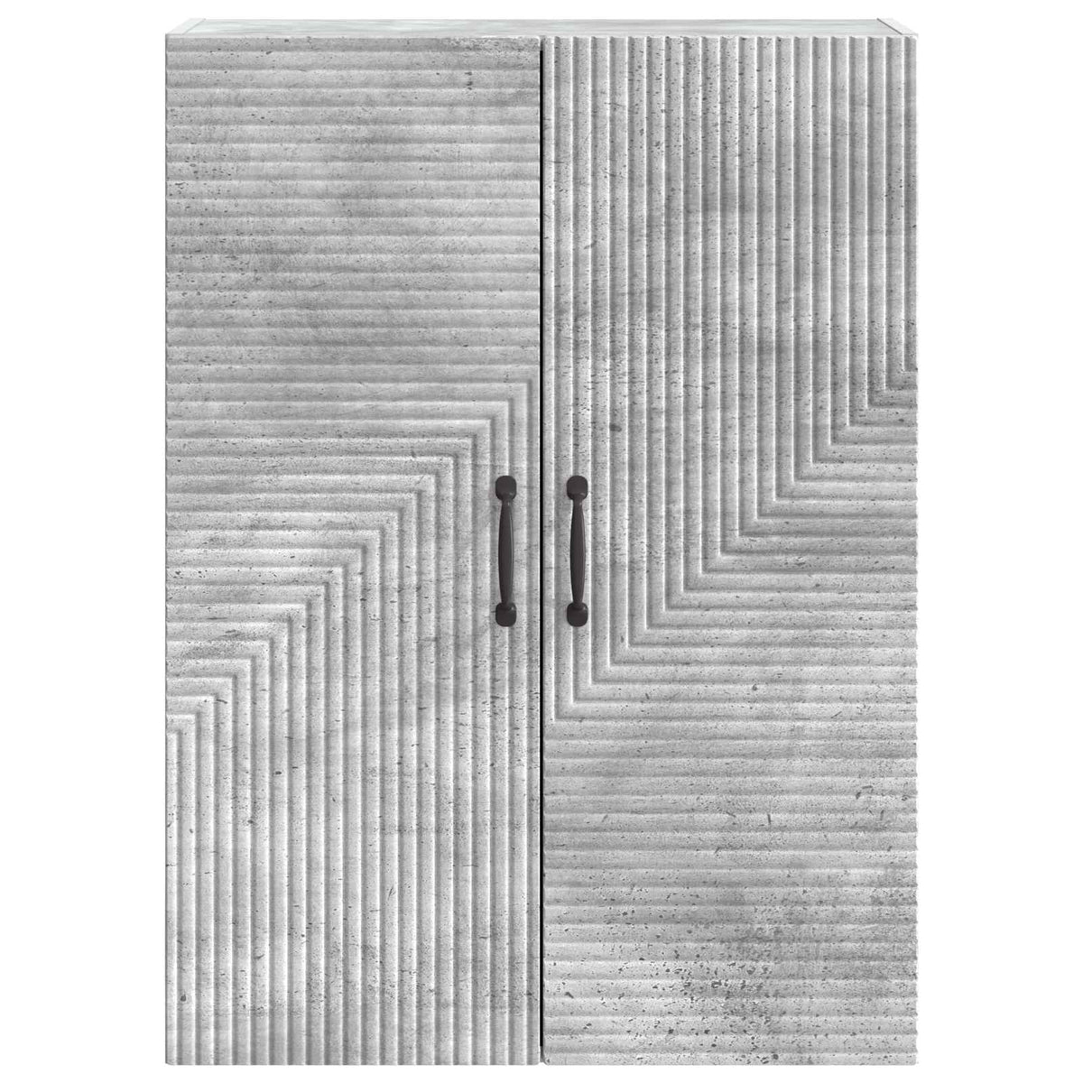 Wandschrank Betongrau 66 x 34,5 x 90 cm Holzwerkstoff