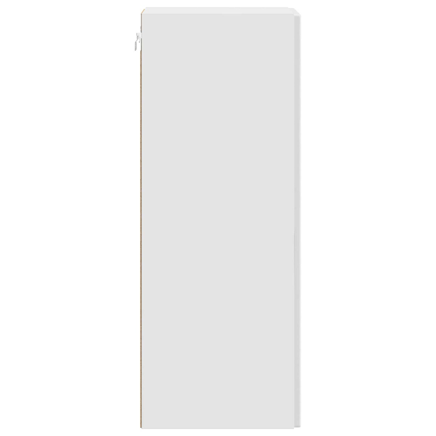 Wandschrank Hochglanz Weiß 66 x 34,5 x 90 cm Holzwerkstoff