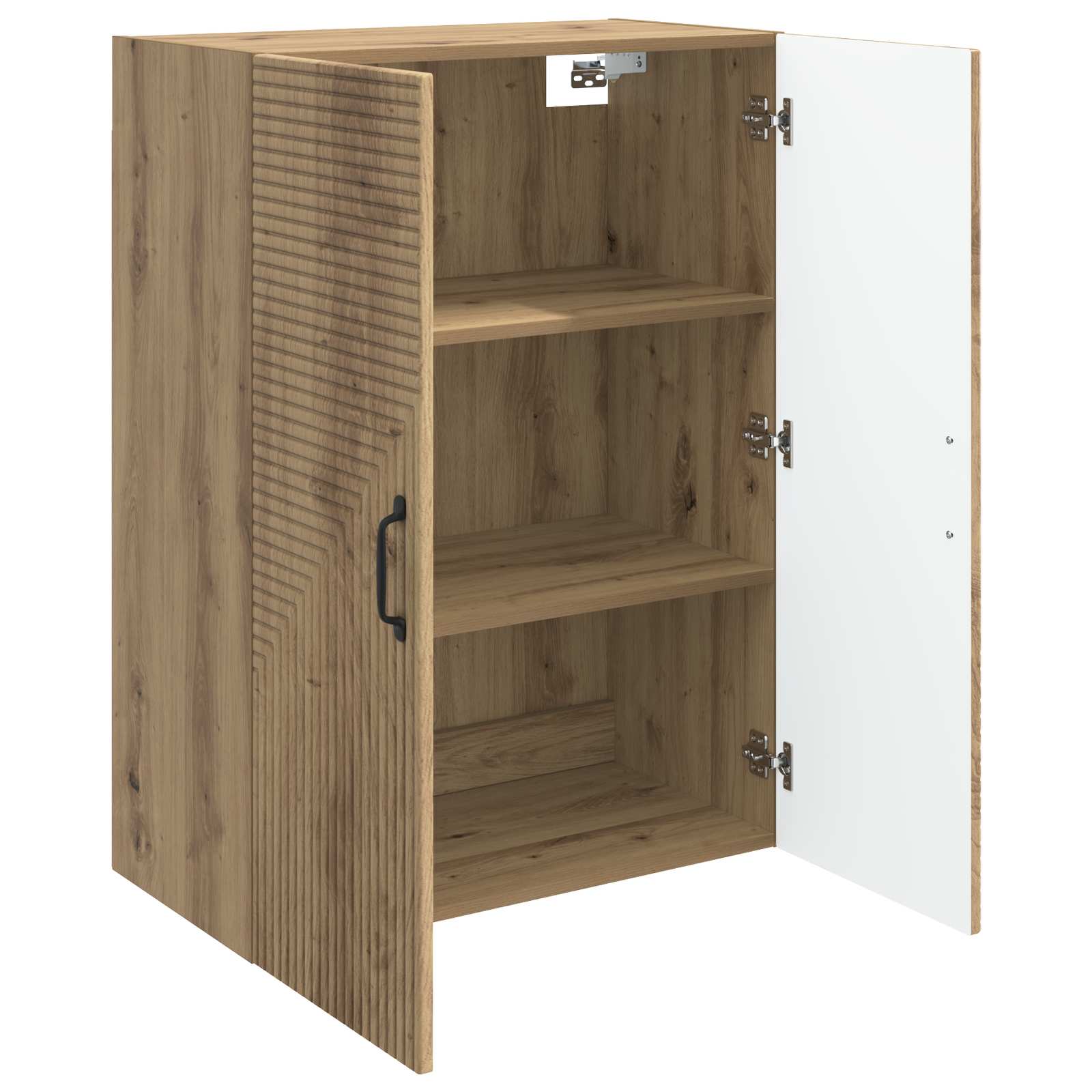 Wandschrank 66 x 34,5 x 90 cm Holzwerkstoff Artisan-Eiche