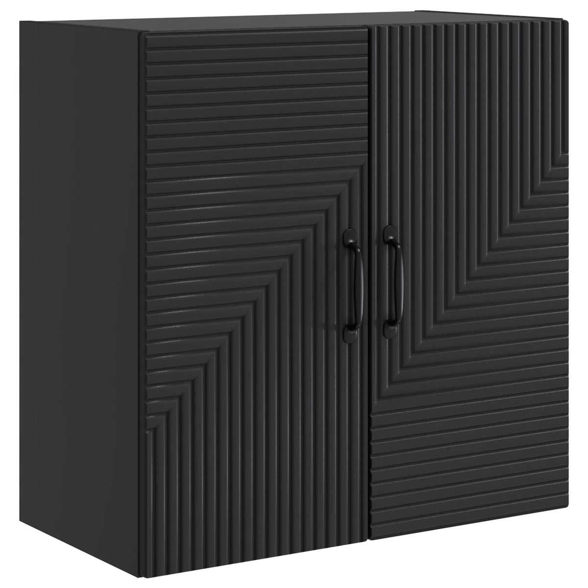 Wandschrank Schwarz 59 x 31 x 60 cm Holzwerkstoff
