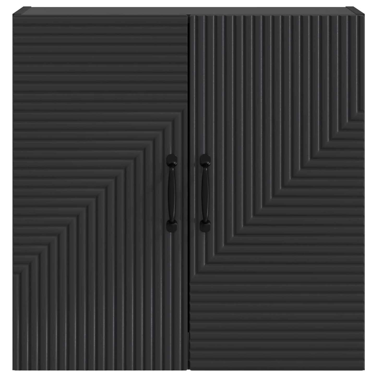Wandschrank Schwarz 59 x 31 x 60 cm Holzwerkstoff