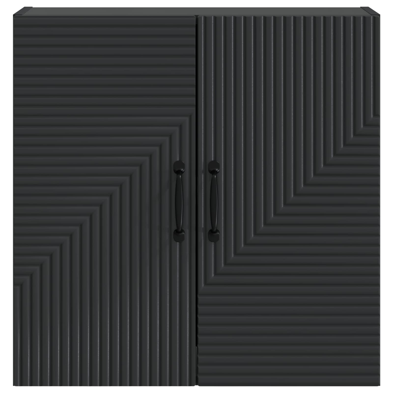 Wandschrank Schwarz 59 x 31 x 60 cm Holzwerkstoff