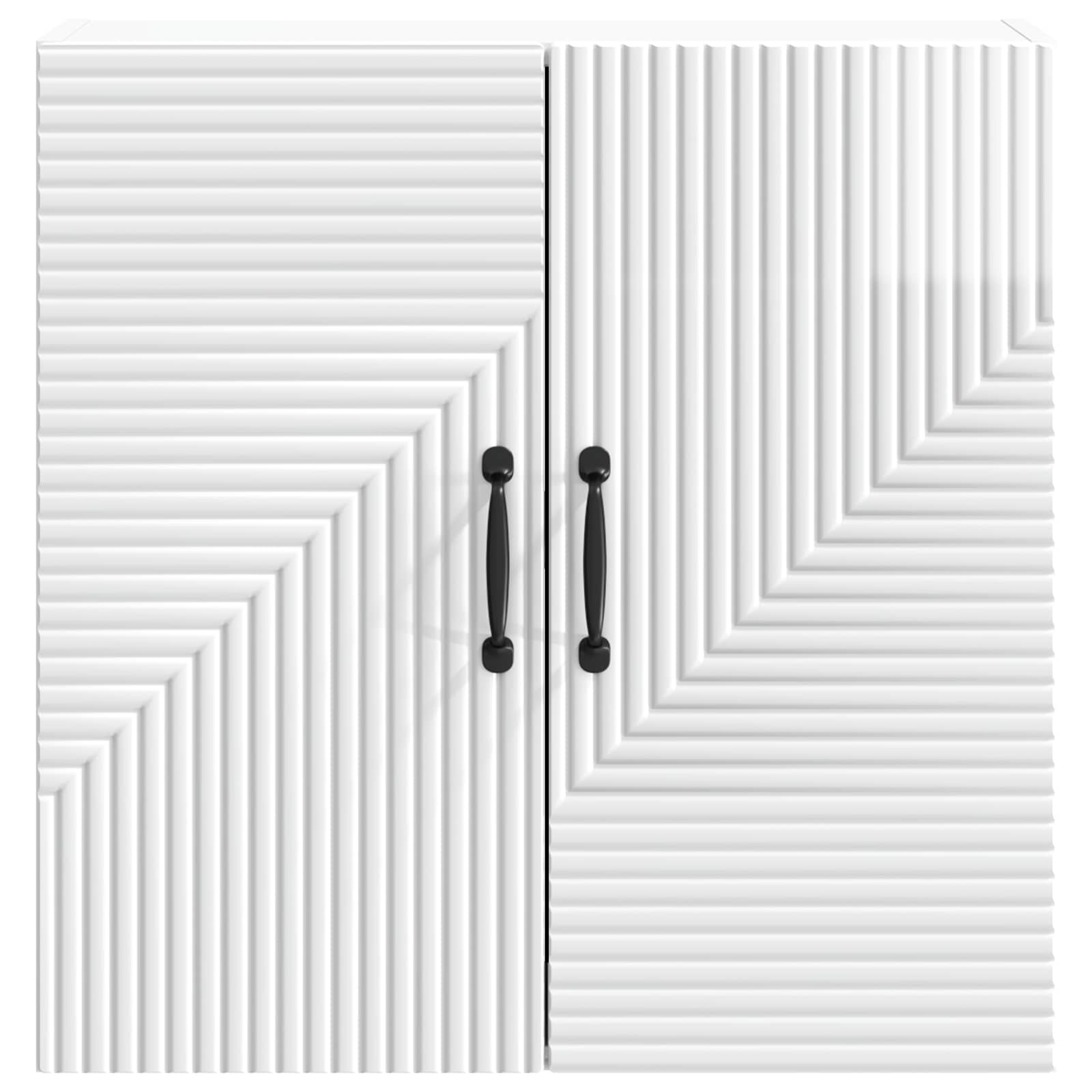 Wandschrank Hochglanz Weiß 59 x 31 x 60 cm Holzwerkstoff
