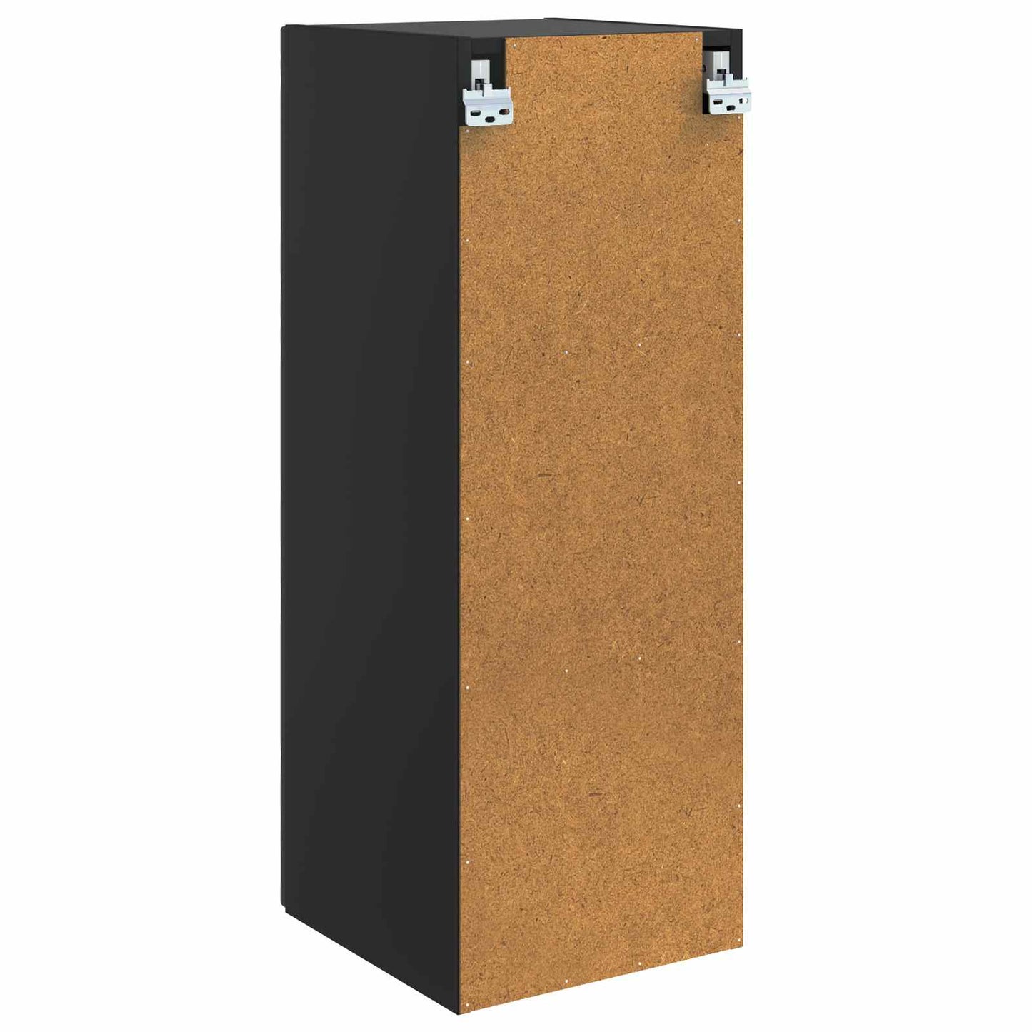Wandschrank Schwarz 33 x 34,5 x 90 cm Holzwerkstoff