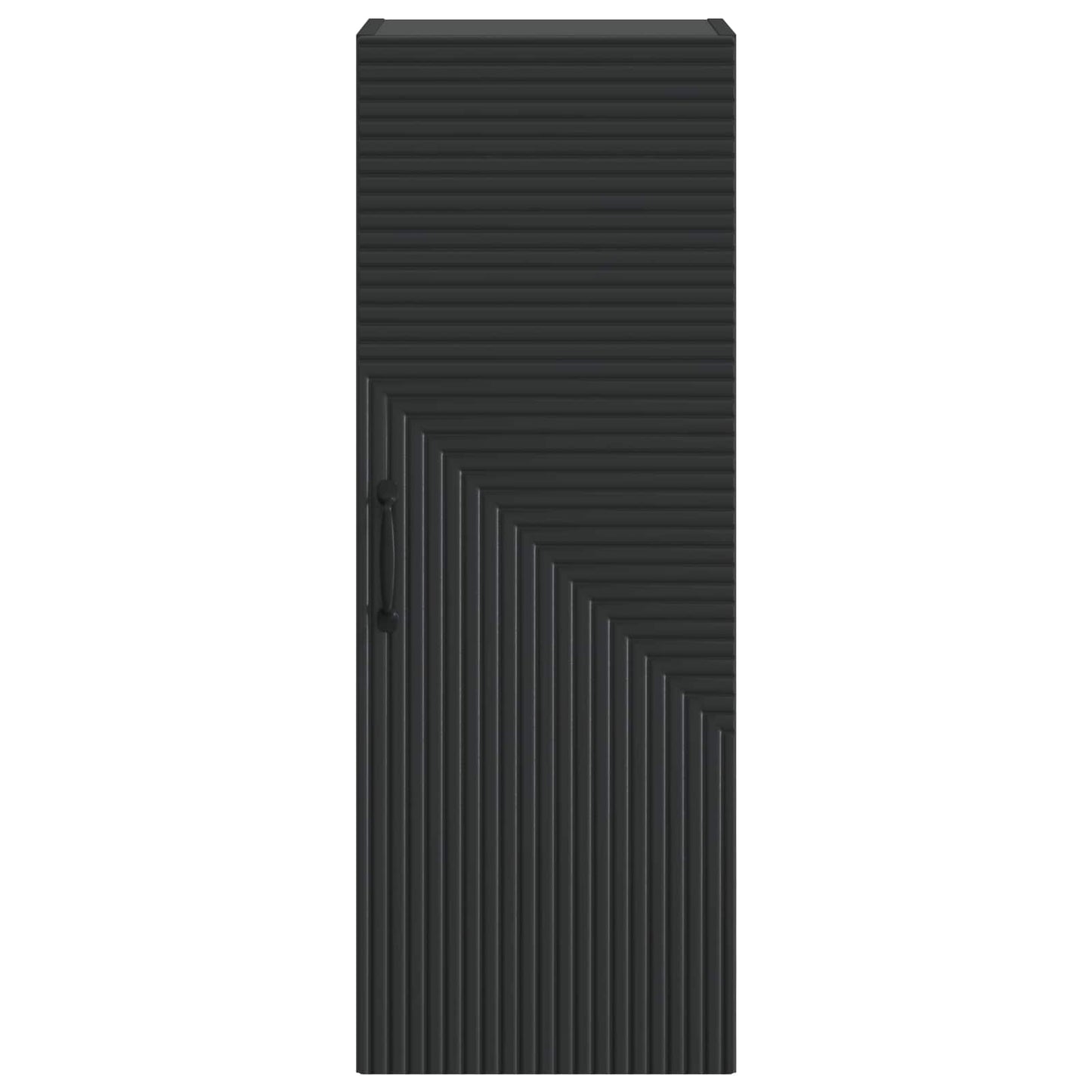 Wandschrank Schwarz 33 x 34,5 x 90 cm Holzwerkstoff