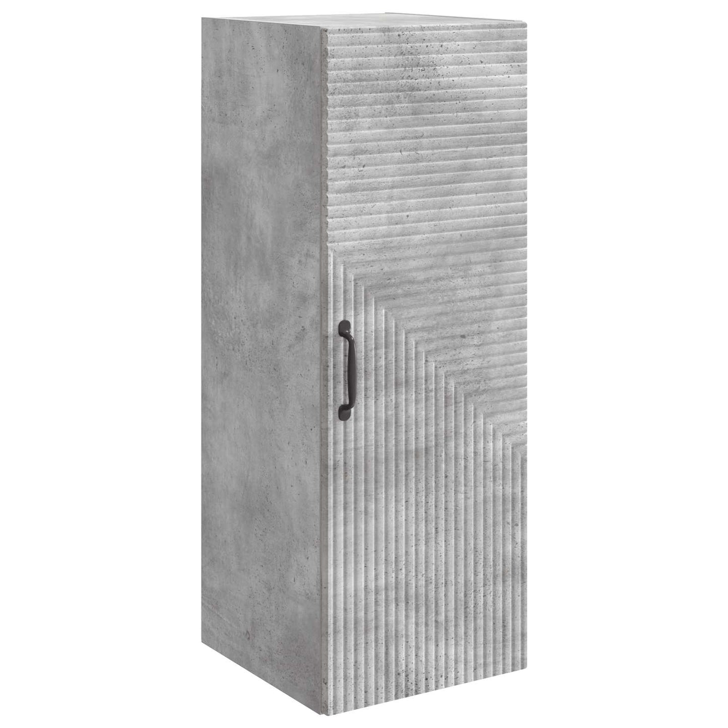 Wandschrank Betongrau 33 x 34,5 x 90 cm Holzwerkstoff