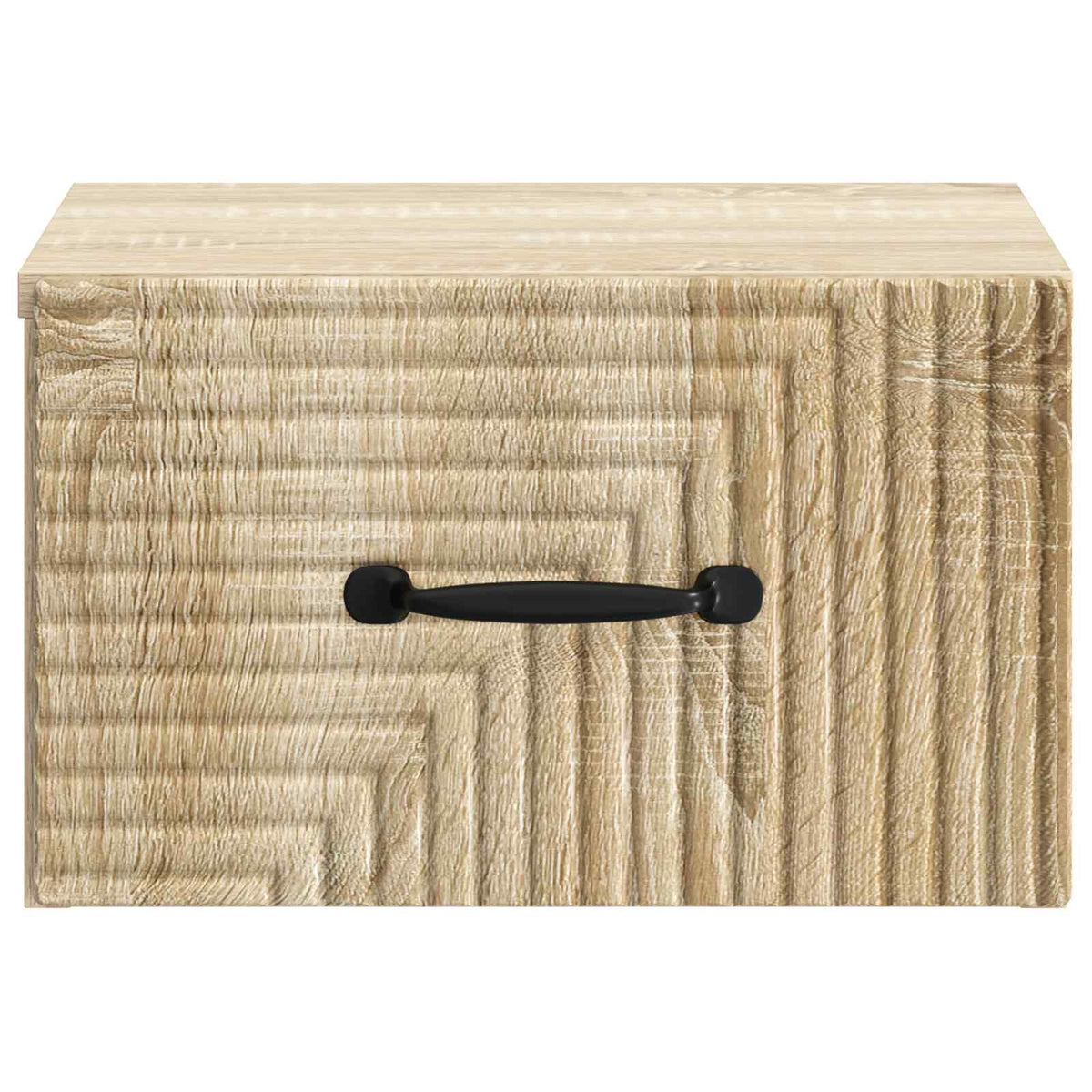 Wandmontierter Nachttisch 2 Stk. Sonoma-Eiche 34,5 x 33 x 20 cm