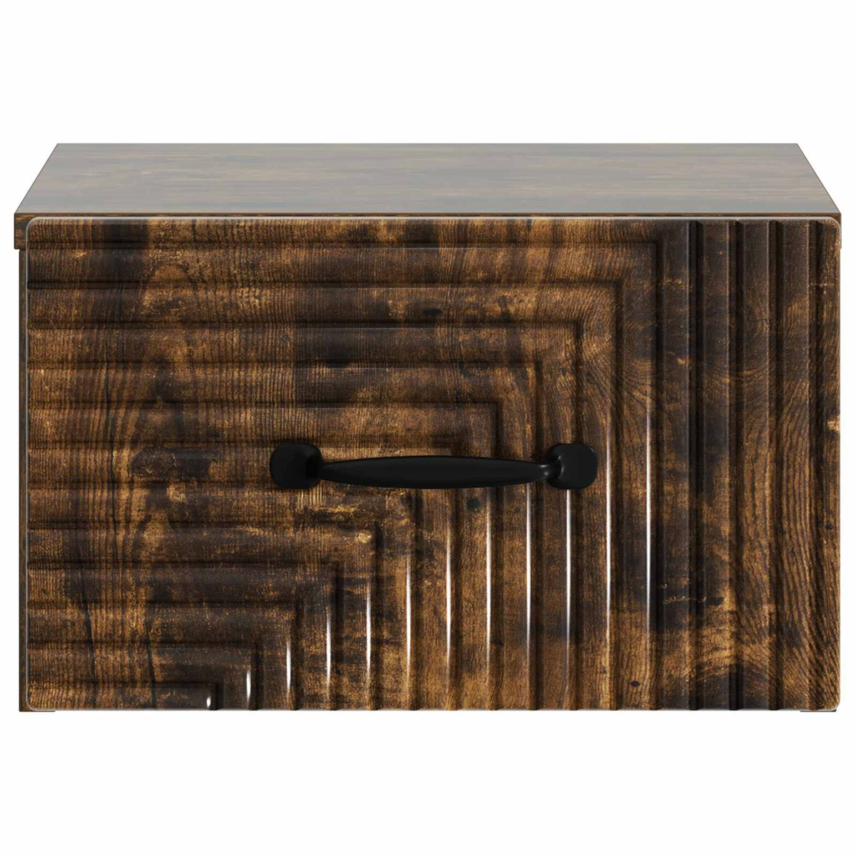 Wandmontierter Nachttisch 2 Stk. Räuchereiche 34,5 x 33 x 20 cm