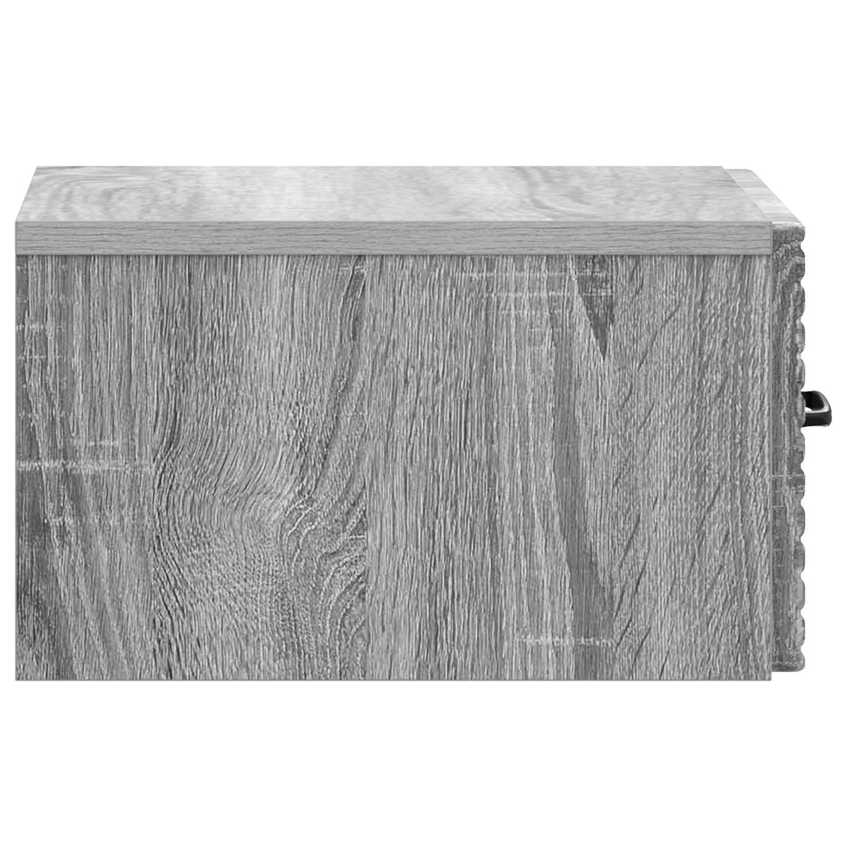 Wandmontierter Nachttisch 2 Stk. Sonoma-Grau 34,5 x 33 x 20 cm