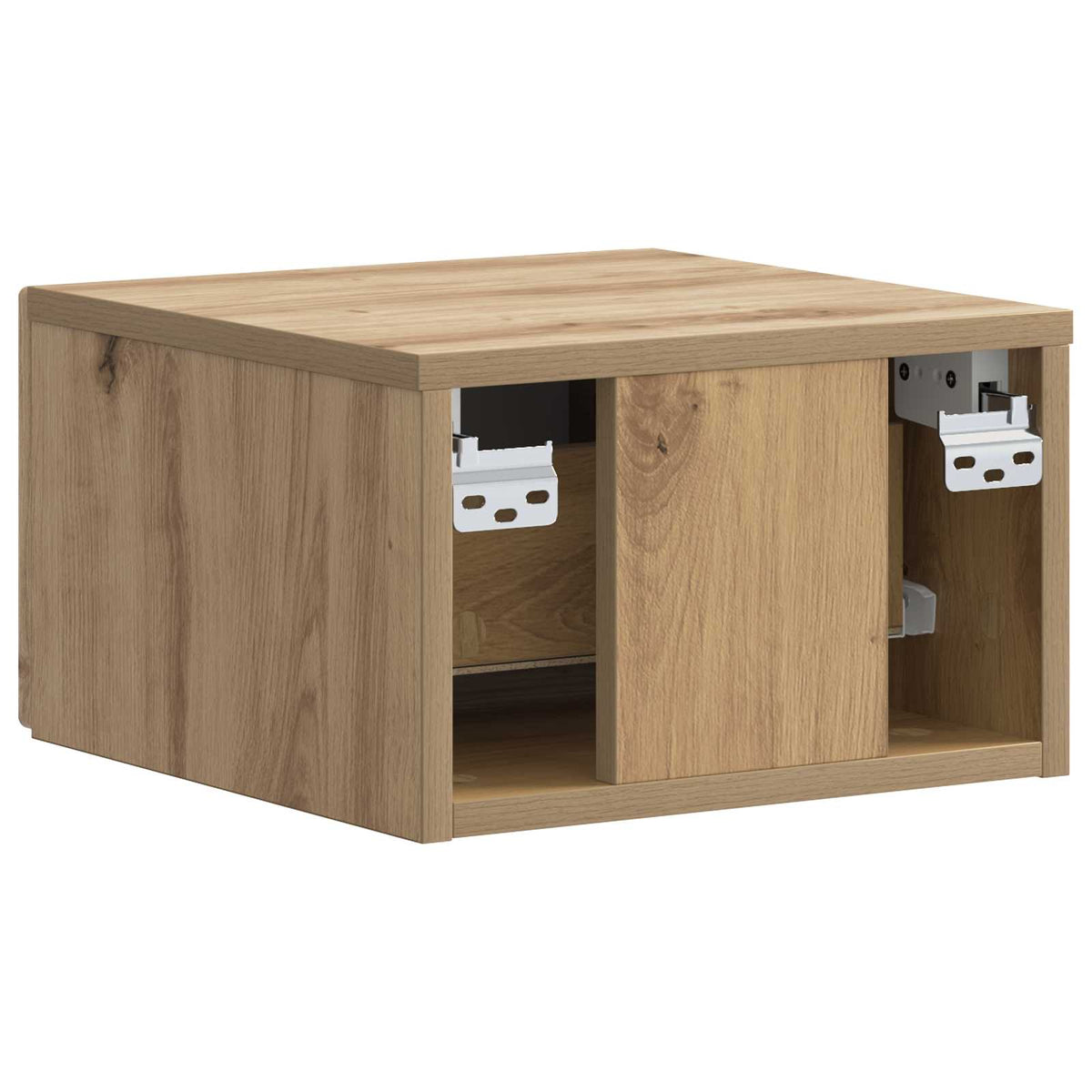 Wandmontierter Nachttisch 2 stk. Artisan-Eiche