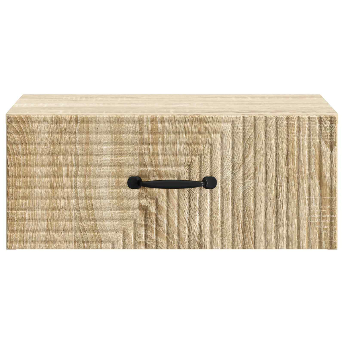 Wandmontierter Nachttisch 2 Stk. Sonoma-Eiche 49 x 34,5 x 20 cm