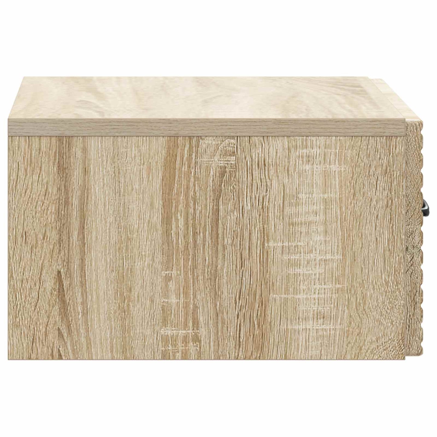 Wandmontierter Nachttisch 2 Stk. Sonoma-Eiche 49 x 34,5 x 20 cm