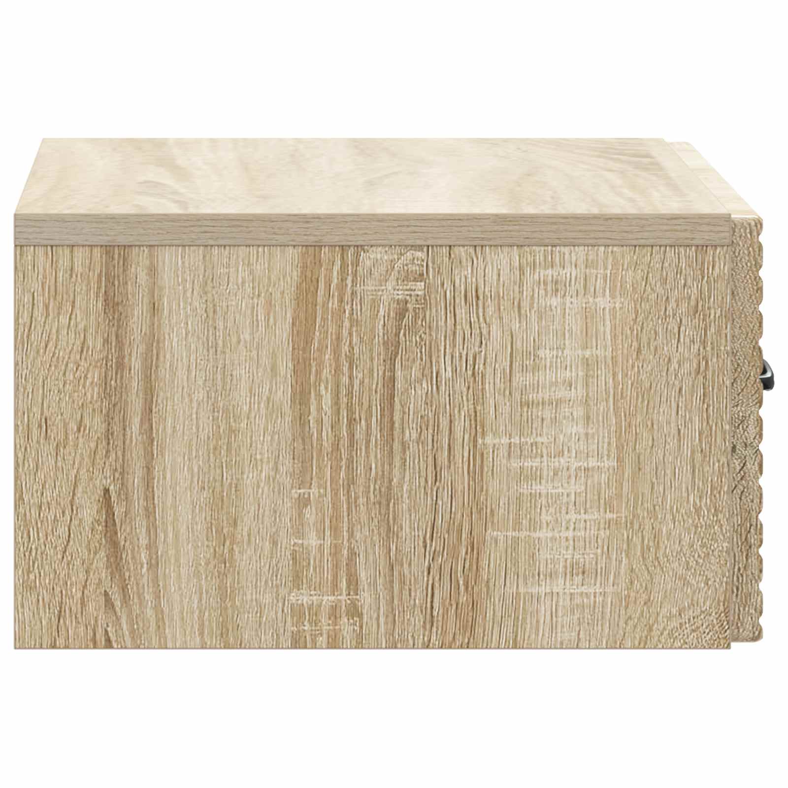 Wandmontierter Nachttisch 2 Stk. Sonoma-Eiche 49 x 34,5 x 20 cm