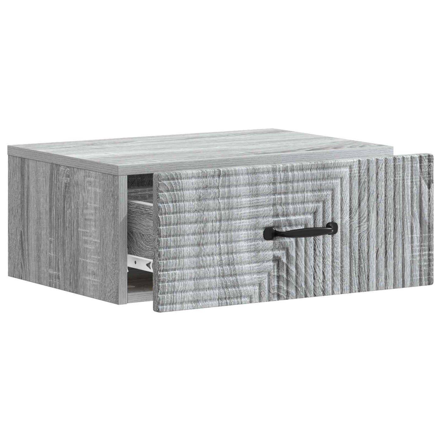 Wandmontierter Nachttisch 2 Stk. Sonoma-Grau 49 x 34,5 x 20 cm