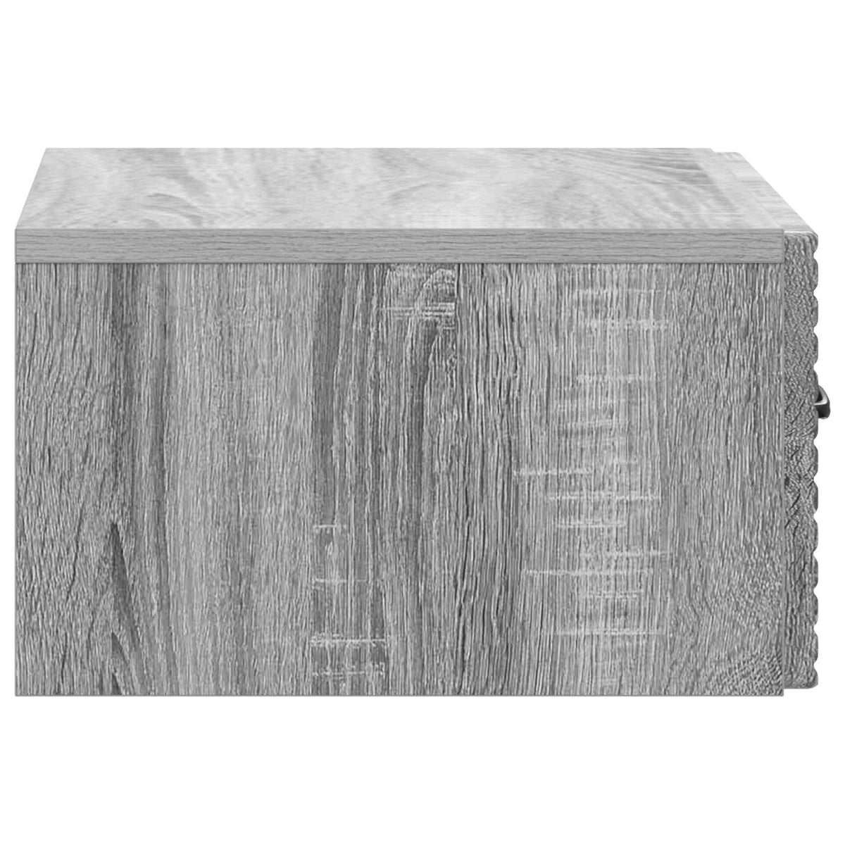 Wandmontierter Nachttisch 2 Stk. Sonoma-Grau 49 x 34,5 x 20 cm