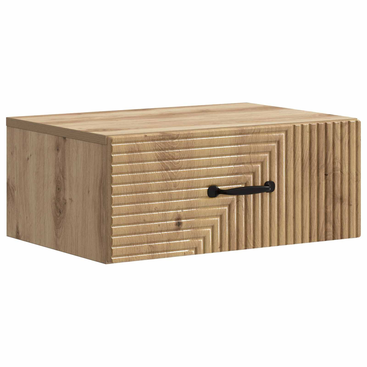 Wandmontierter Nachttisch 2 stk. Artisan-Eiche