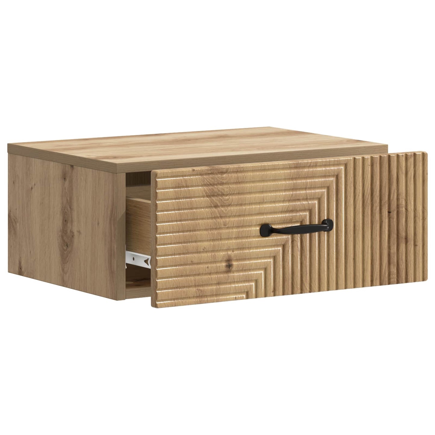 Wandmontierter Nachttisch 2 stk. Artisan-Eiche