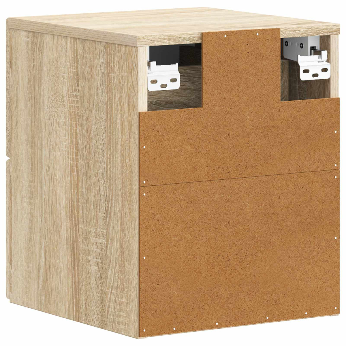 Wandmontierter Nachttisch Sonoma-Eiche 34,5 x 33 x 40 cm