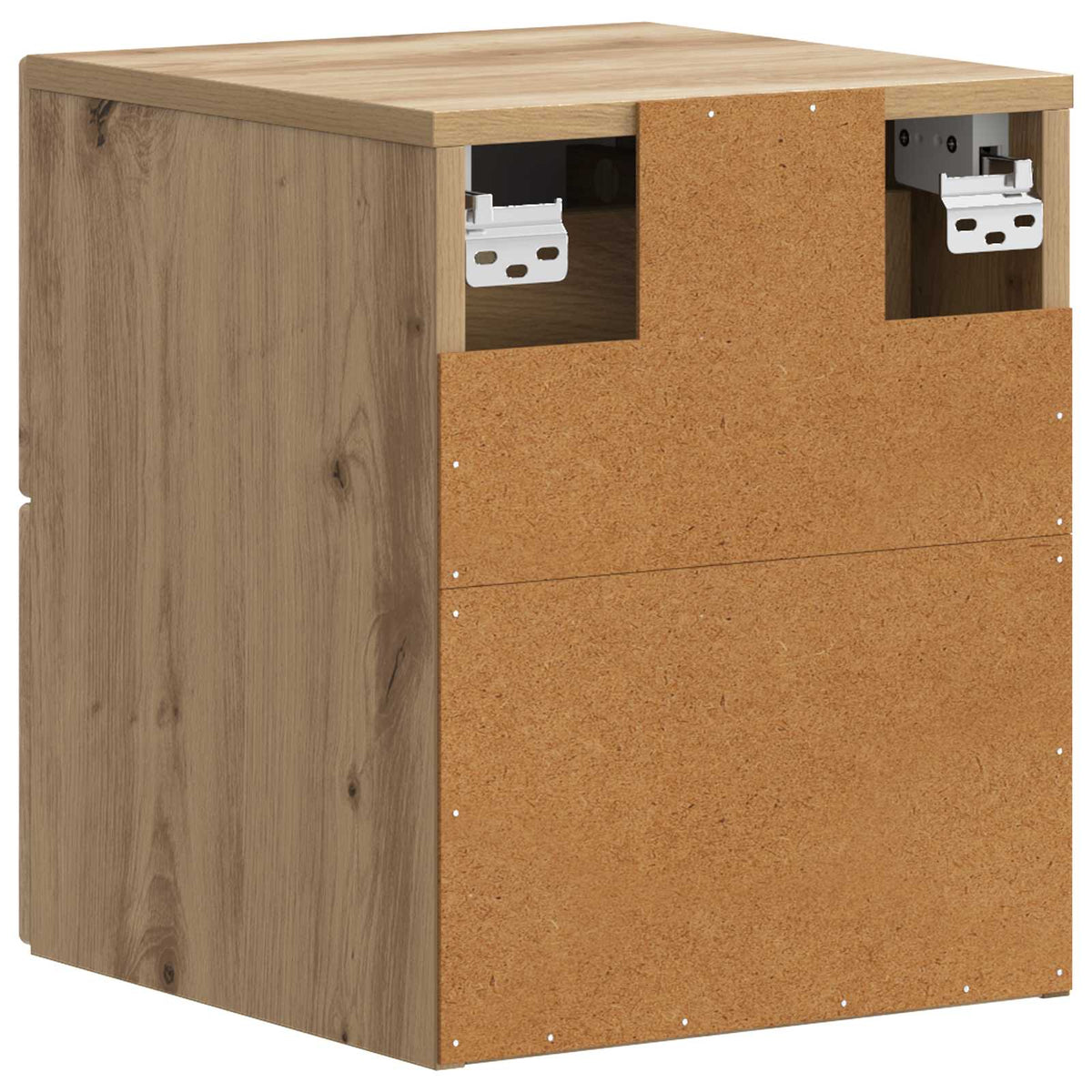 Wandmontierter Nachttisch 2 stk. Artisan-Eiche
