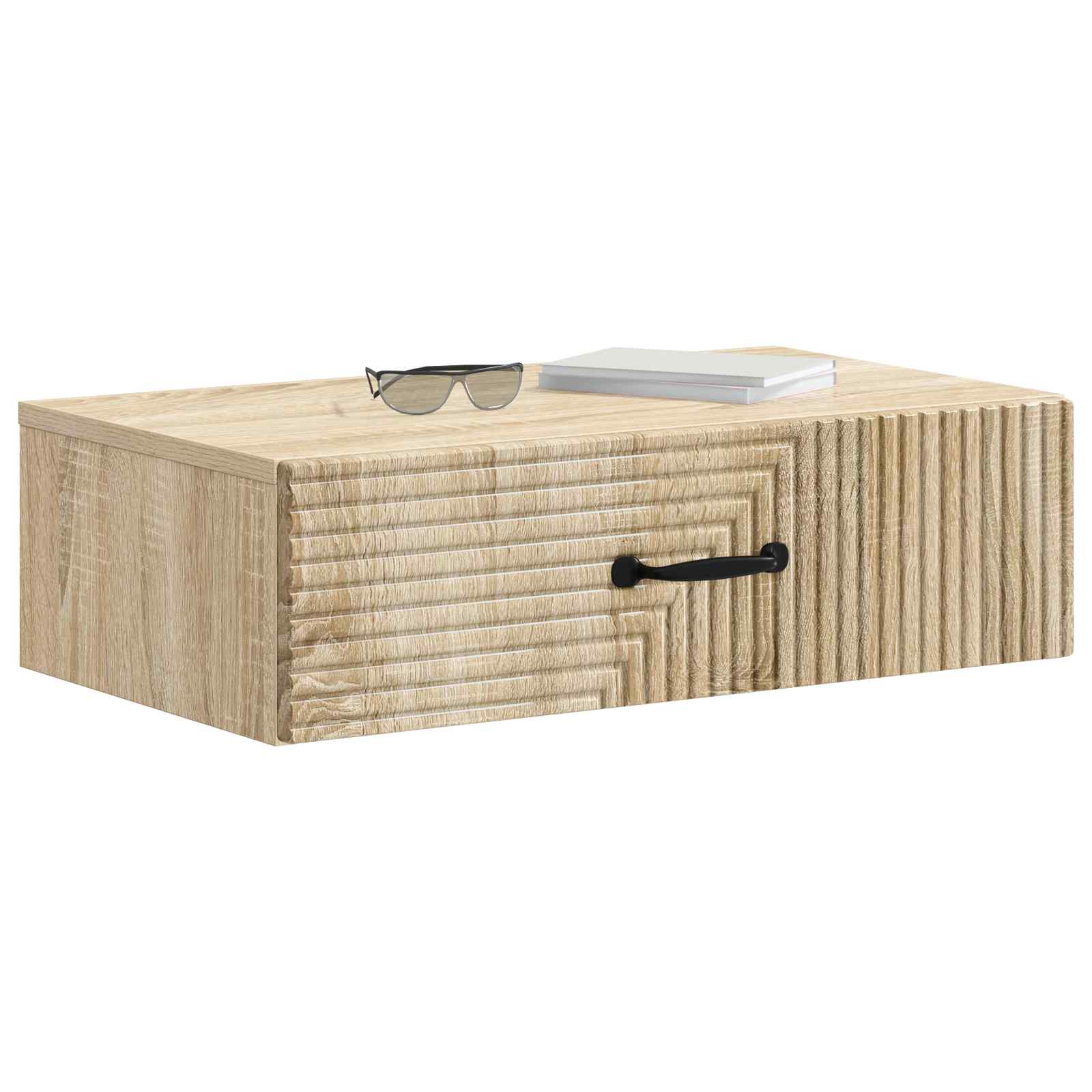 Wandmontierter Beistelltisch 59 x 34,5 x 17 cm Holzwerkstoff