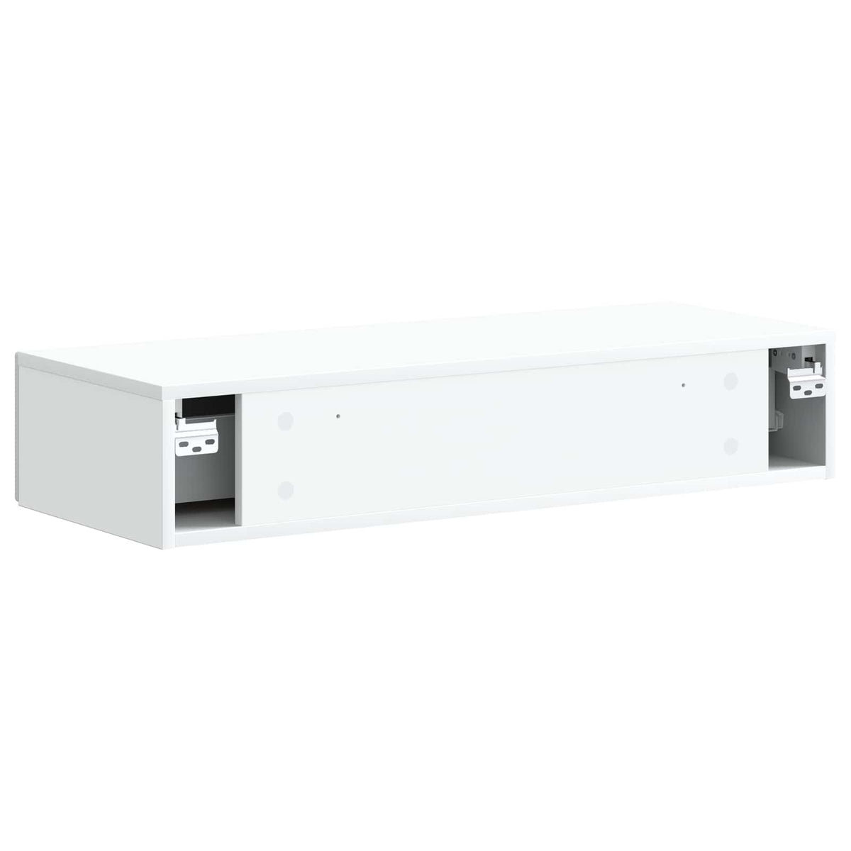 Wandmontierter Beistelltisch Weiß 87,5 x 34,5 x 17 cm