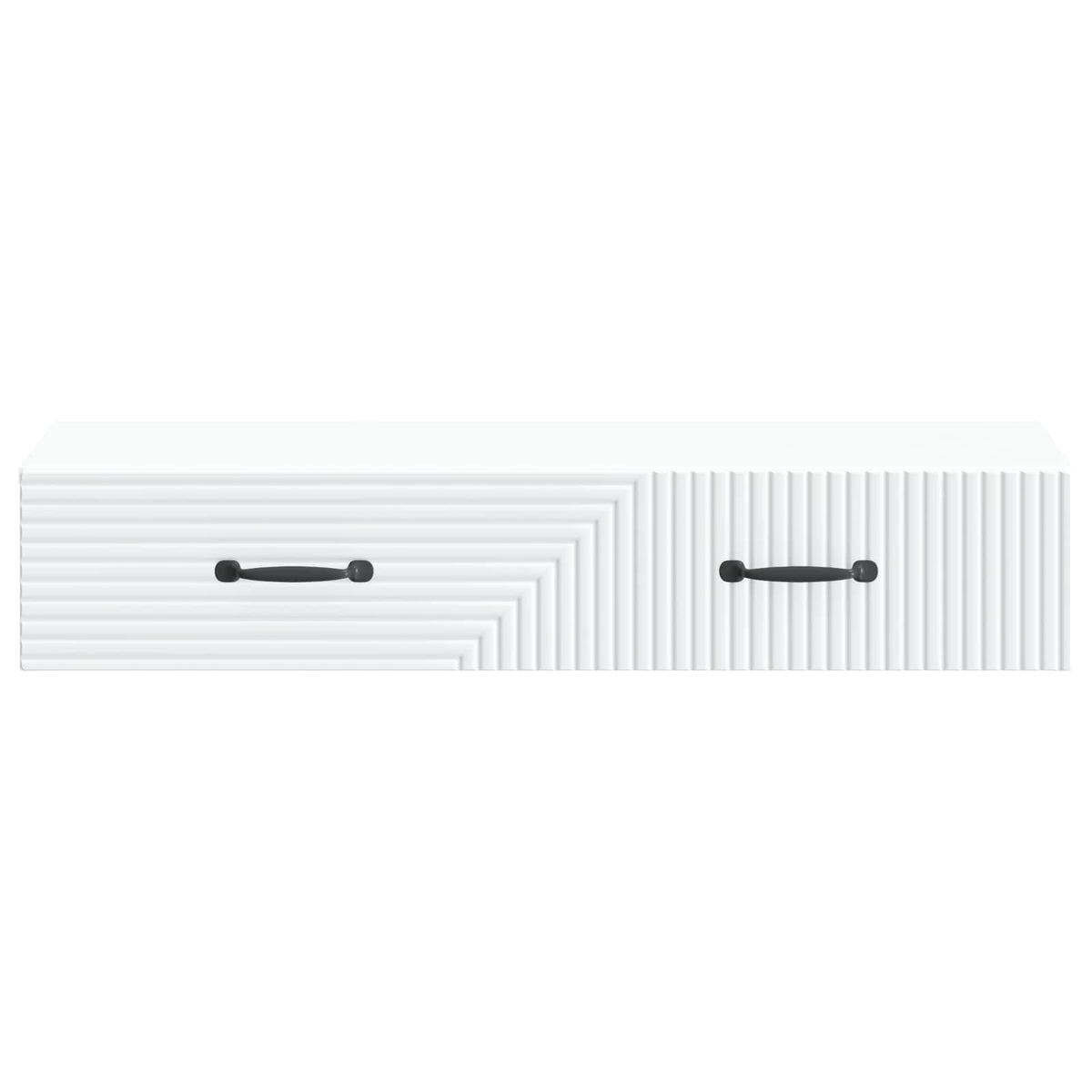 Wandmontierter Beistelltisch Weiß 87,5 x 34,5 x 17 cm
