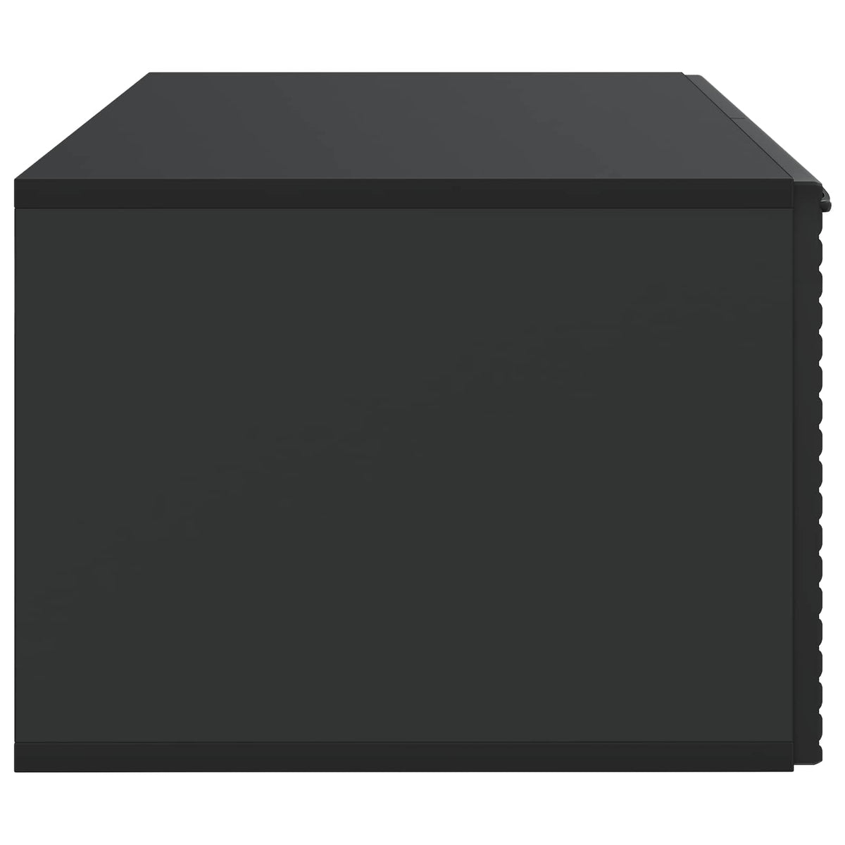 Wandmontierter TV-Schrank Schwarz 59,5 x 41 x 30 cm