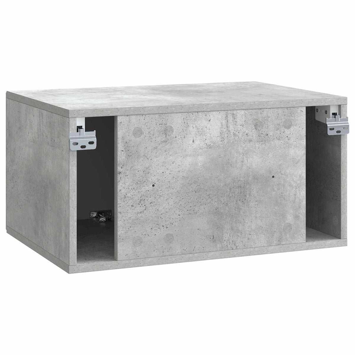 Wandmontierter TV-Schrank Betongrau 59,5 x 41 x 30 cm
