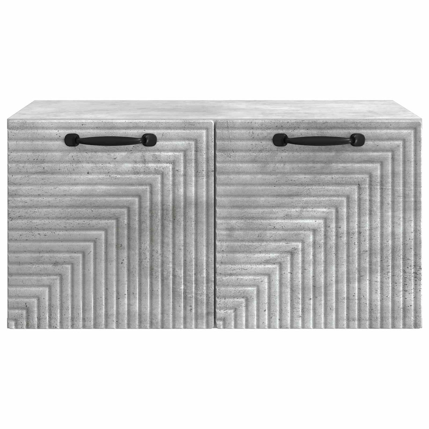 Wandmontierter TV-Schrank Betongrau 59,5 x 41 x 30 cm