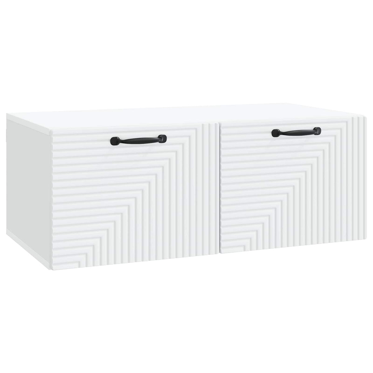 Wandmontierter TV-Schrank Weiß 78,5 x 41 x 30 cm Holzwerkstoff