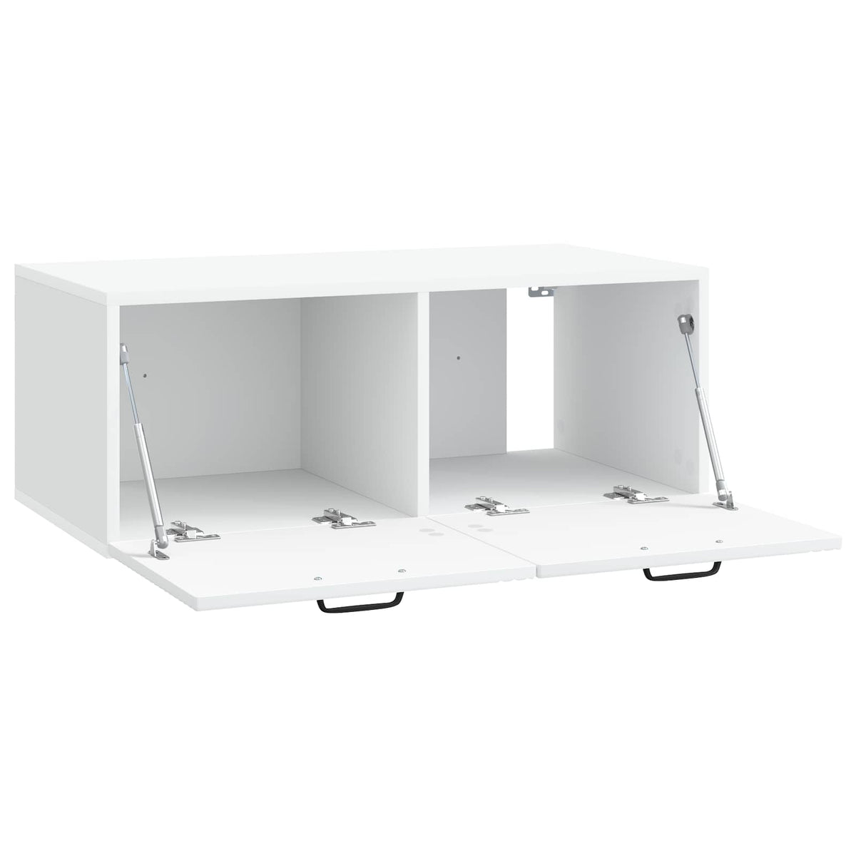 Wandmontierter TV-Schrank Weiß 78,5 x 41 x 30 cm Holzwerkstoff