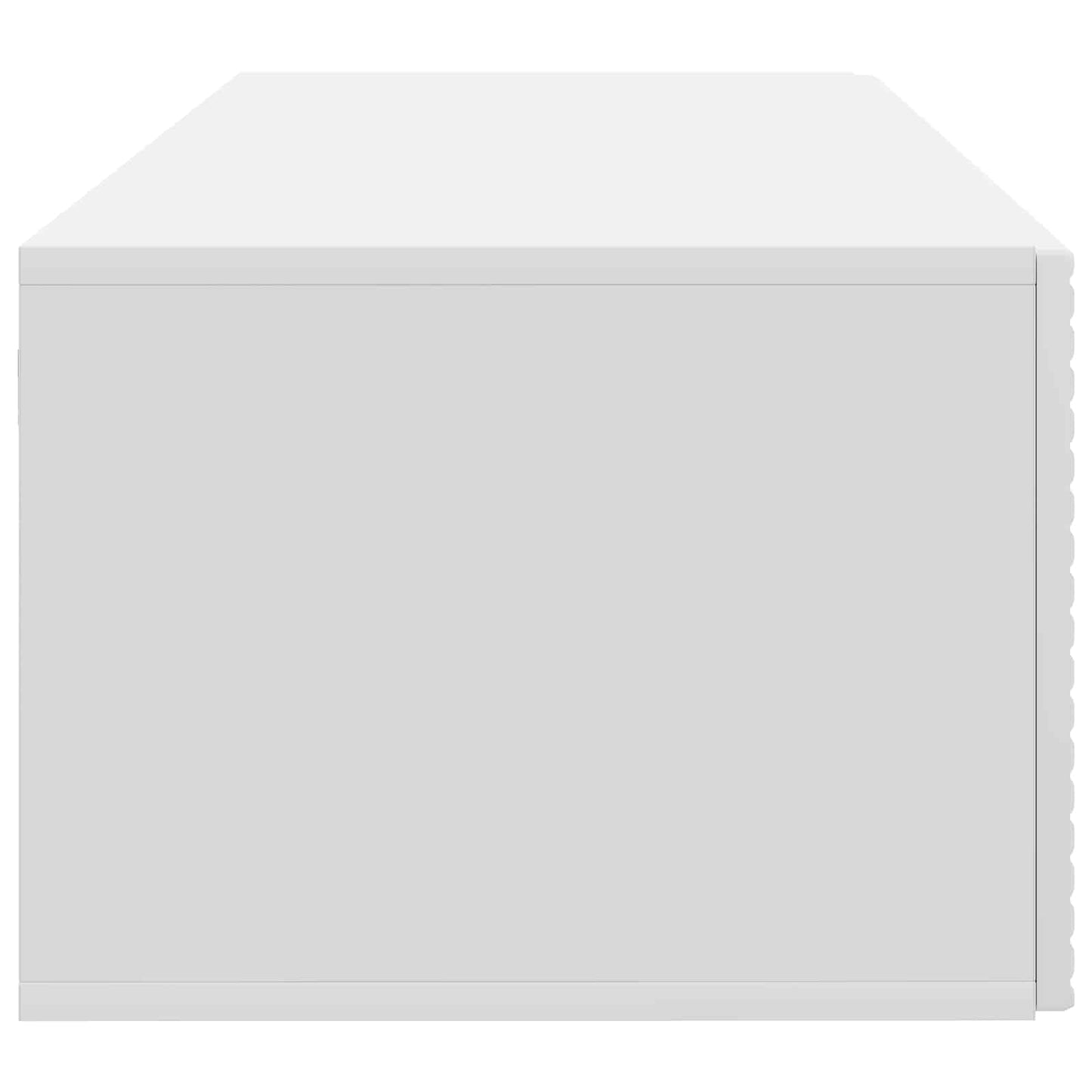 Wandmontierter TV-Schrank Weiß 78,5 x 41 x 30 cm Holzwerkstoff