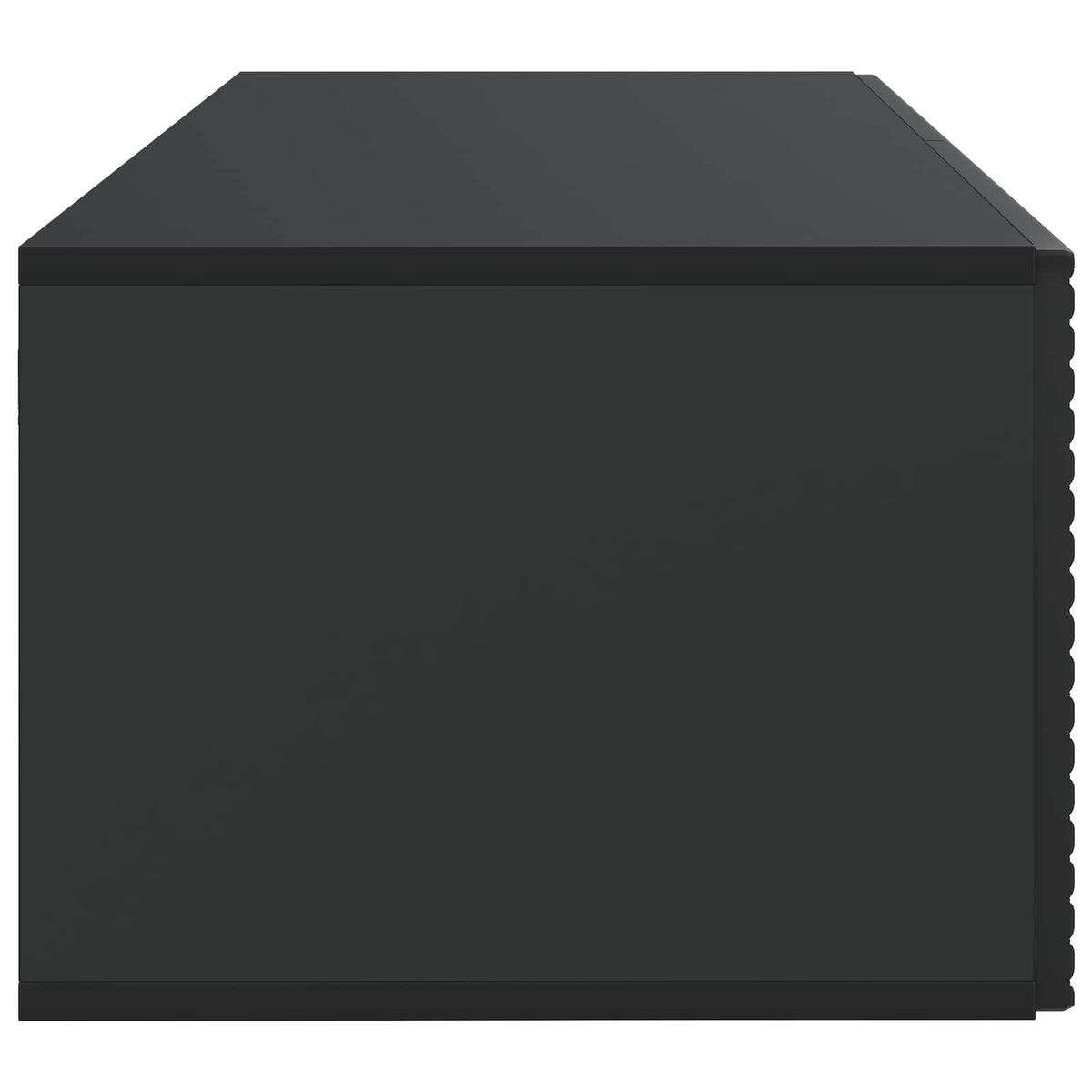 Wandmontierter TV-Schrank Schwarz 78,5 x 41 x 30 cm