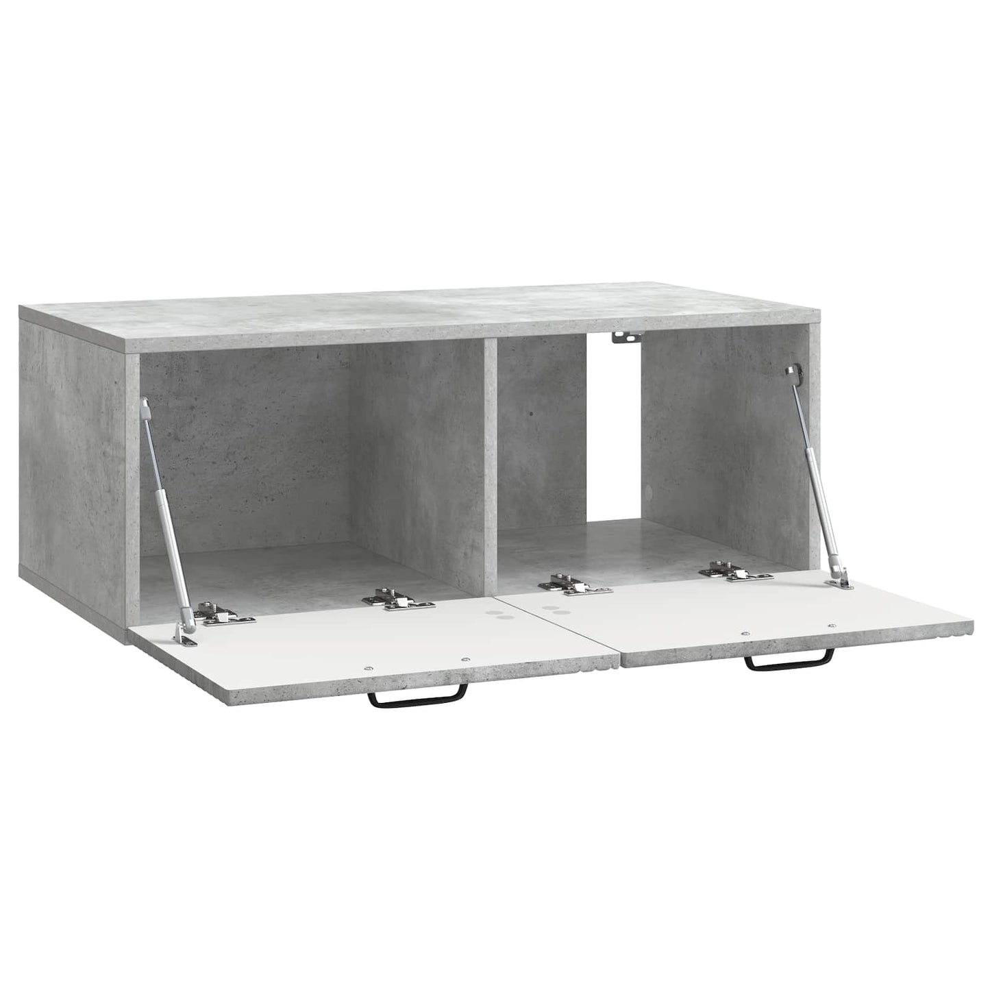 Wandmontierter TV-Schrank Betongrau 78,5 x 41 x 30 cm