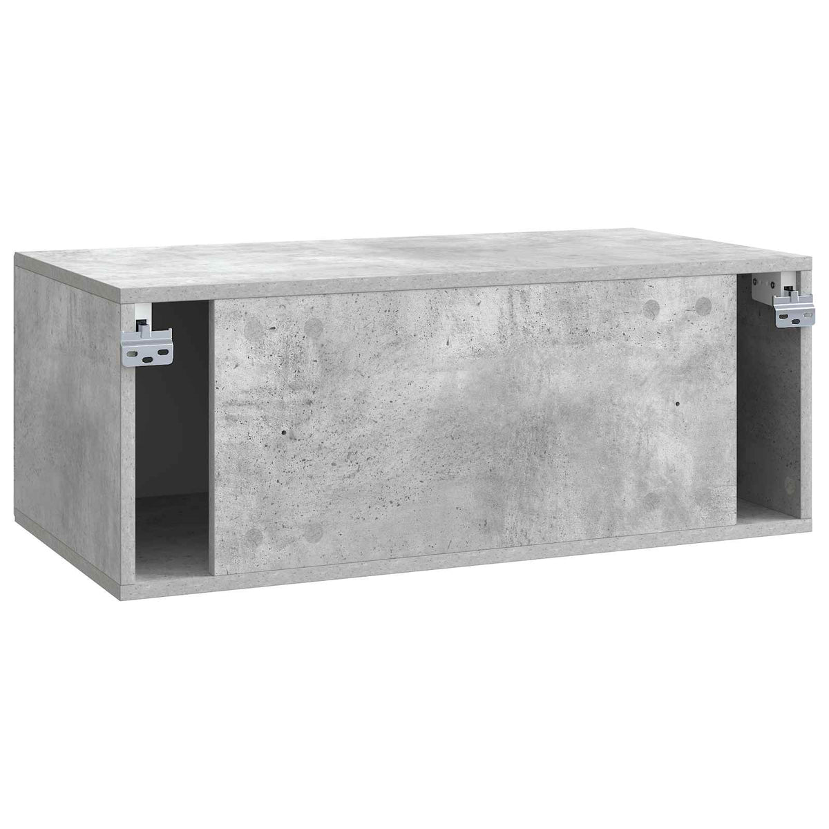 Wandmontierter TV-Schrank Betongrau 78,5 x 41 x 30 cm