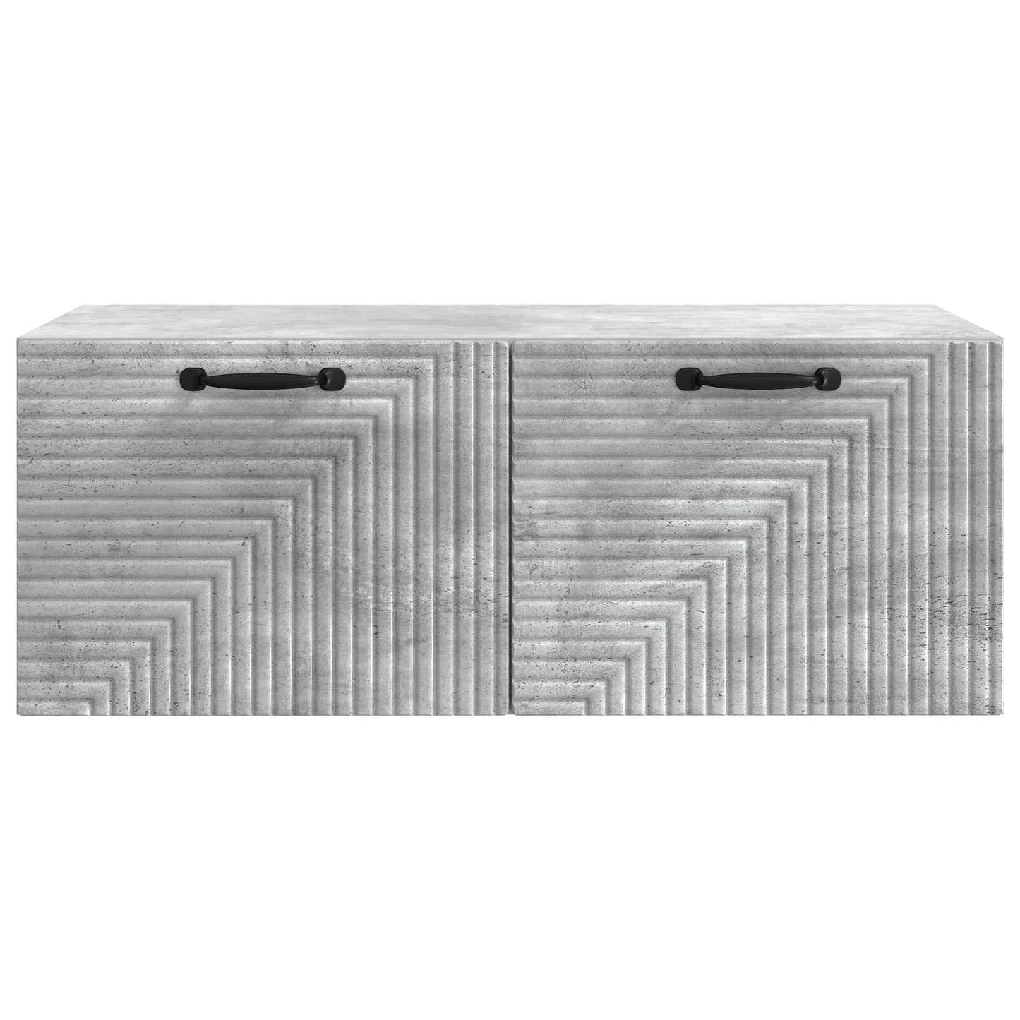 Wandmontierter TV-Schrank Betongrau 78,5 x 41 x 30 cm
