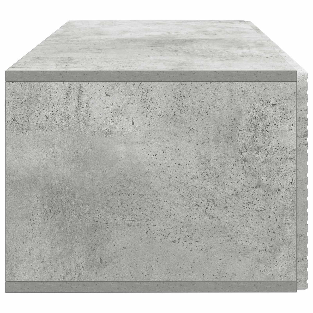 Wandmontierter TV-Schrank Betongrau 78,5 x 41 x 30 cm