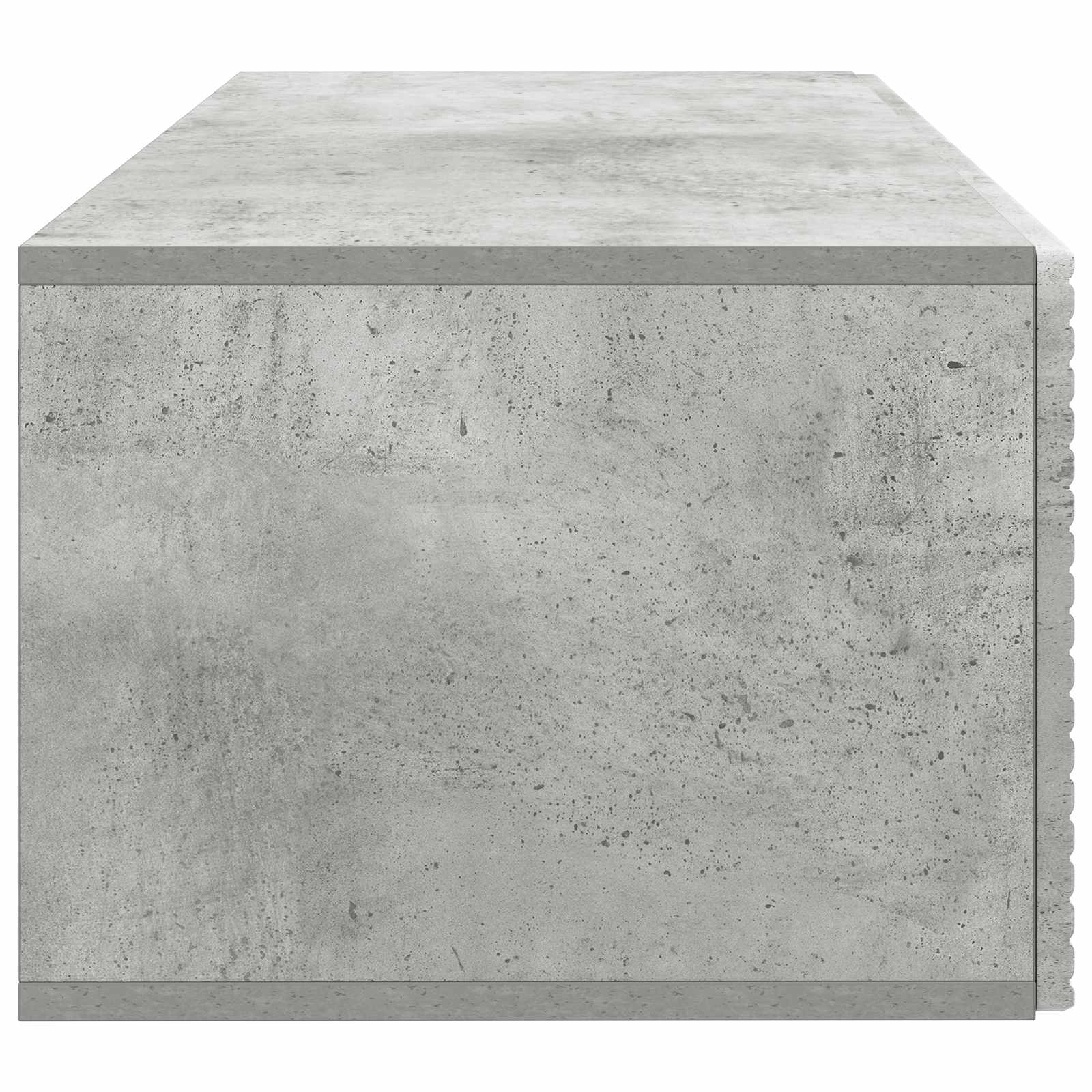 Wandmontierter TV-Schrank Betongrau 78,5 x 41 x 30 cm