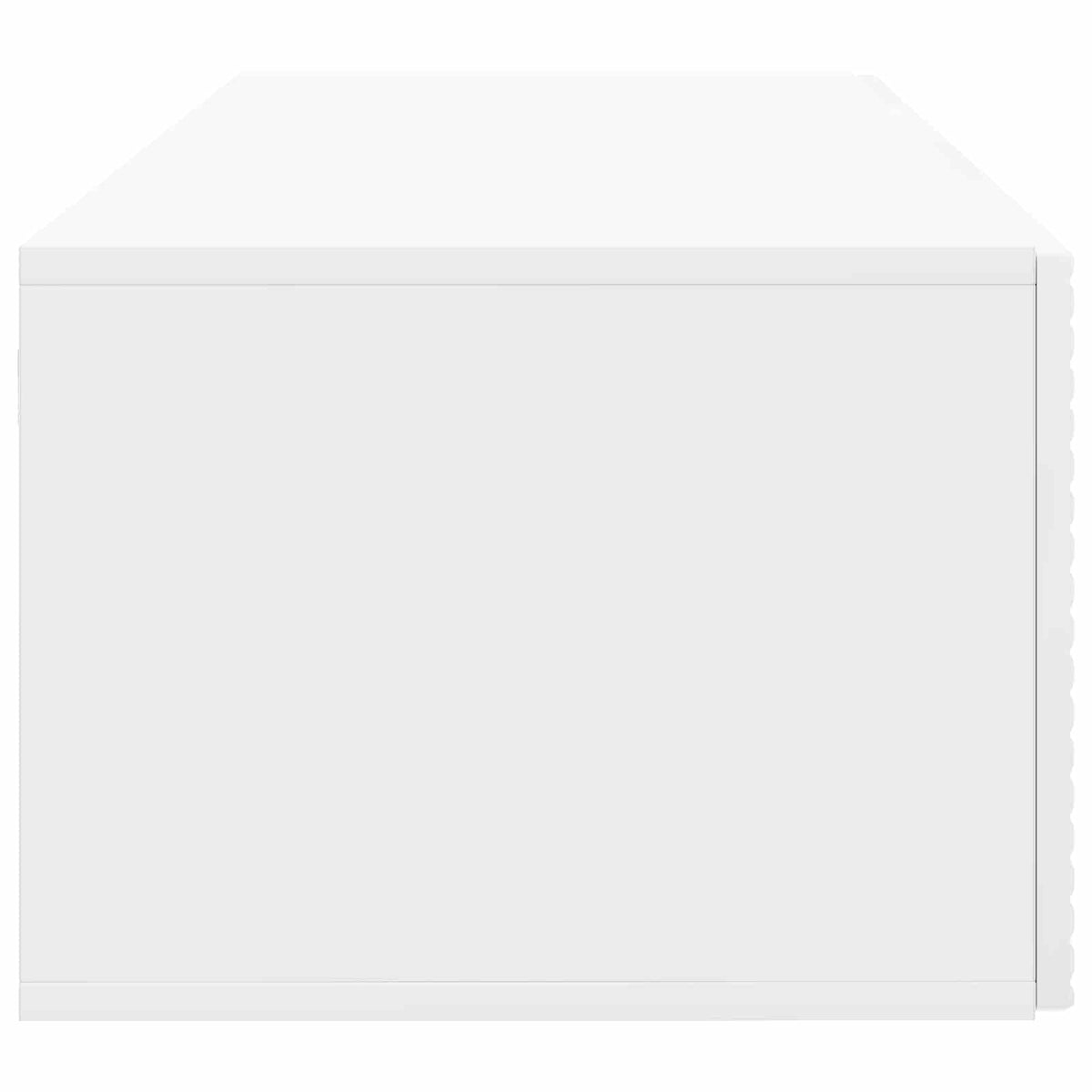 Wandmontierter TV-Schrank Hochglanz Weiß 78,5 x 41 x 30 cm