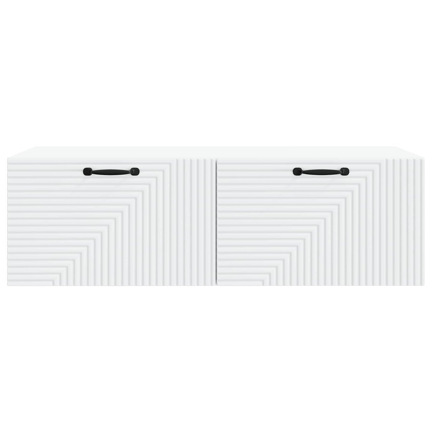 Wandmontierter TV-Schrank Weiß 98 x 41 x 30 cm Holzwerkstoff