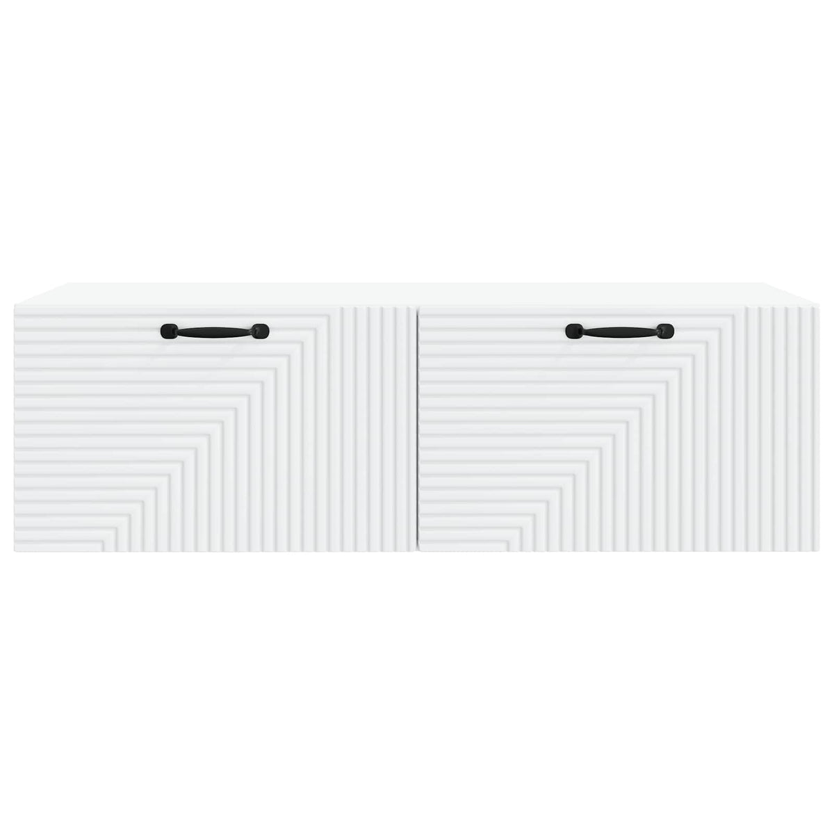 Wandmontierter TV-Schrank Weiß 98 x 41 x 30 cm Holzwerkstoff