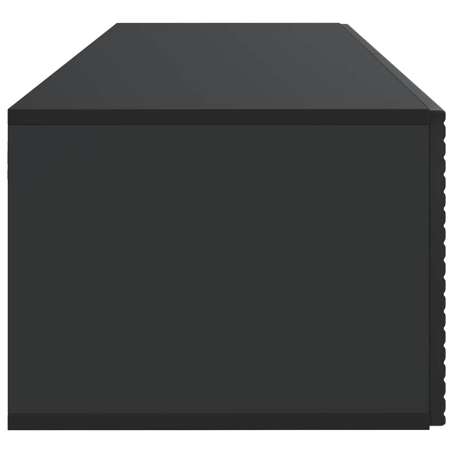 Wandmontierter TV-Schrank Schwarz 98 x 41 x 30 cm Holzwerkstoff