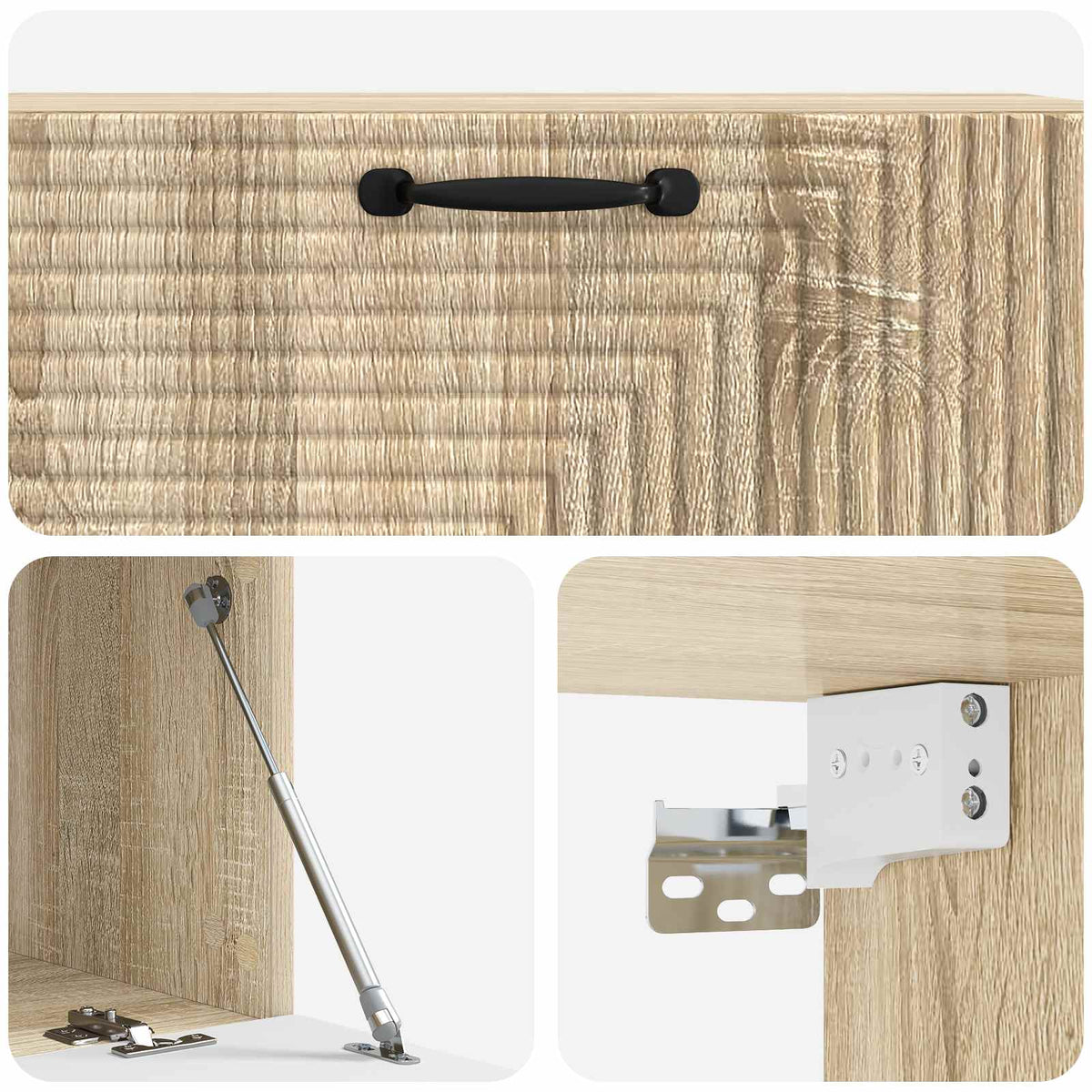 Wandmontierter TV-Schrank Sonoma-Eiche 98 x 41 x 30 cm