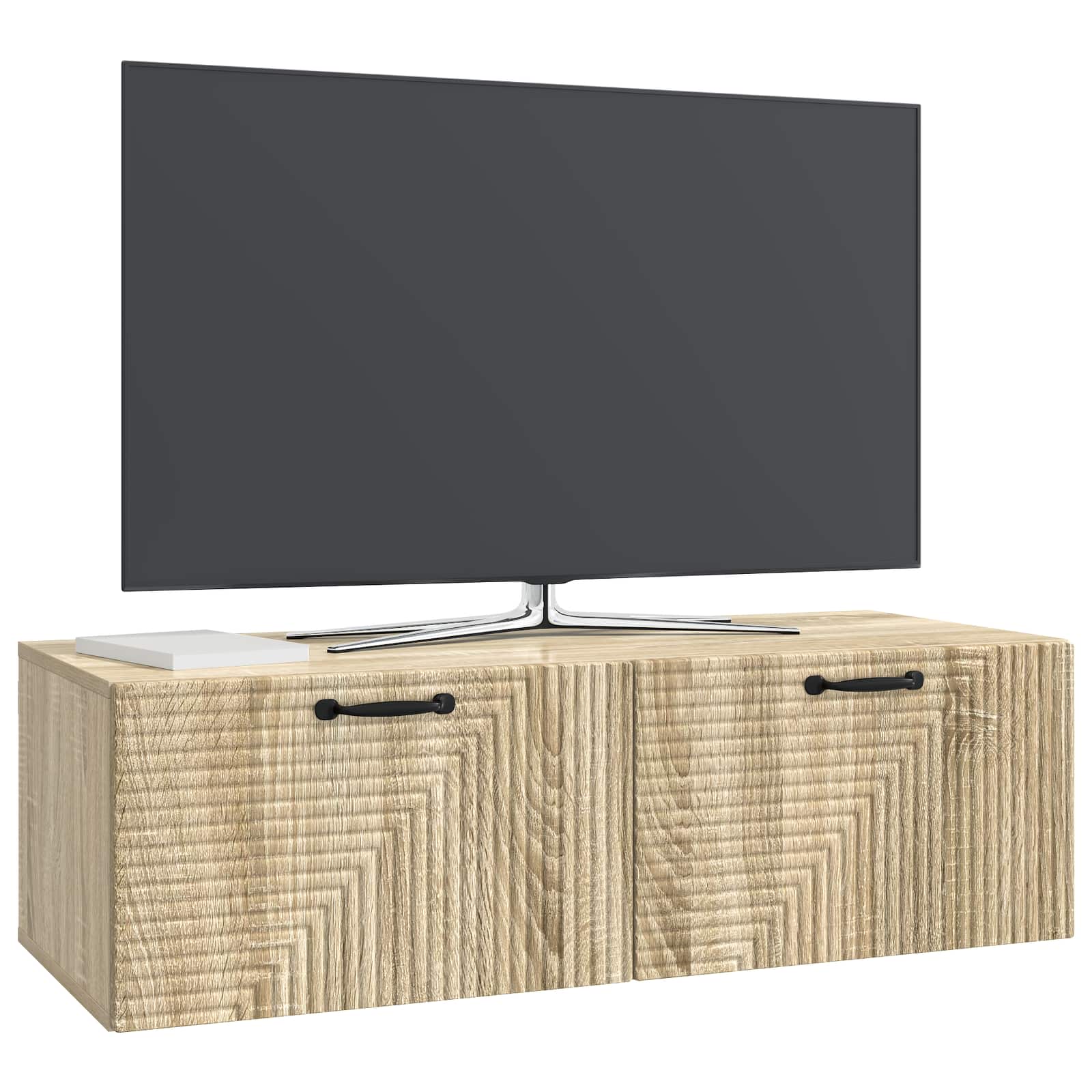 Wandmontierter TV-Schrank Sonoma-Eiche 98 x 41 x 30 cm