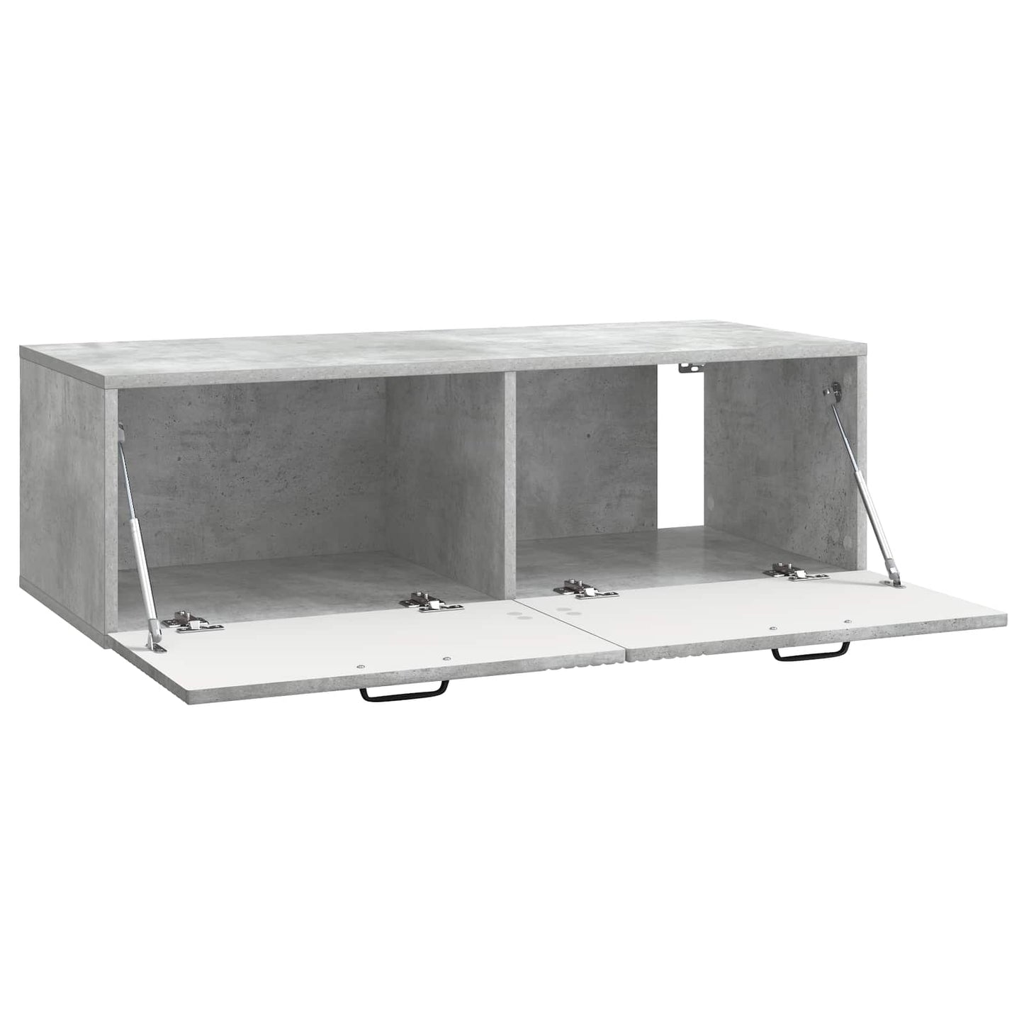 Wandmontierter TV-Schrank Betongrau 98 x 41 x 30 cm
