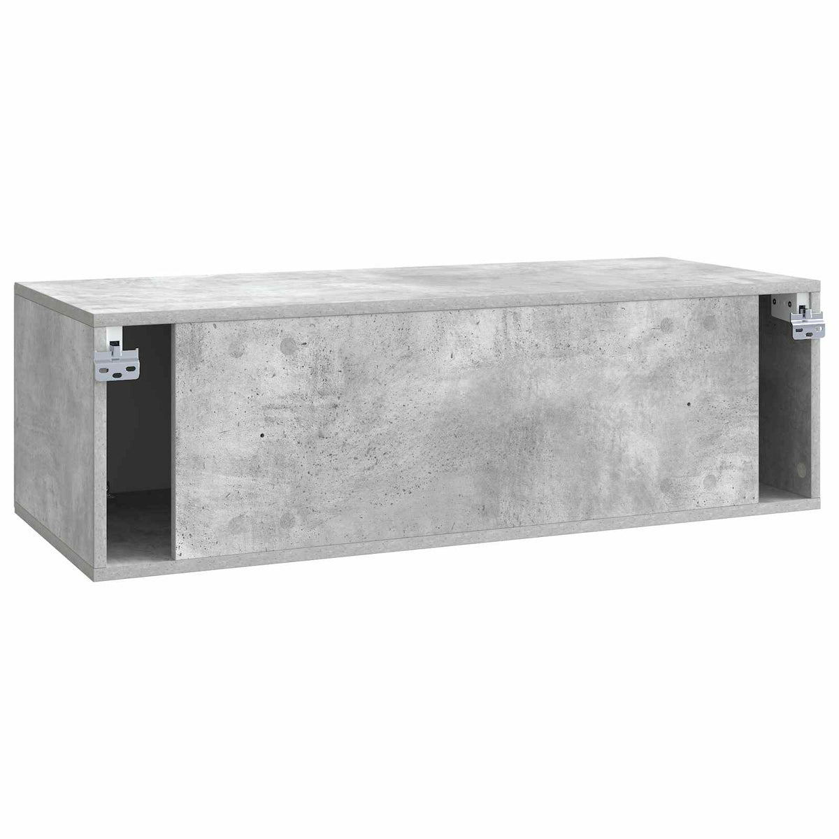 Wandmontierter TV-Schrank Betongrau 98 x 41 x 30 cm