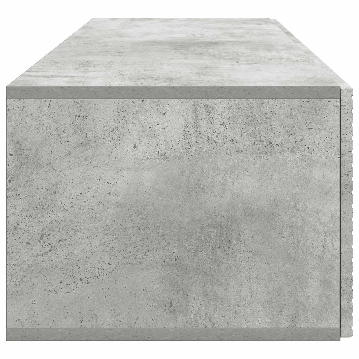 Wandmontierter TV-Schrank Betongrau 98 x 41 x 30 cm