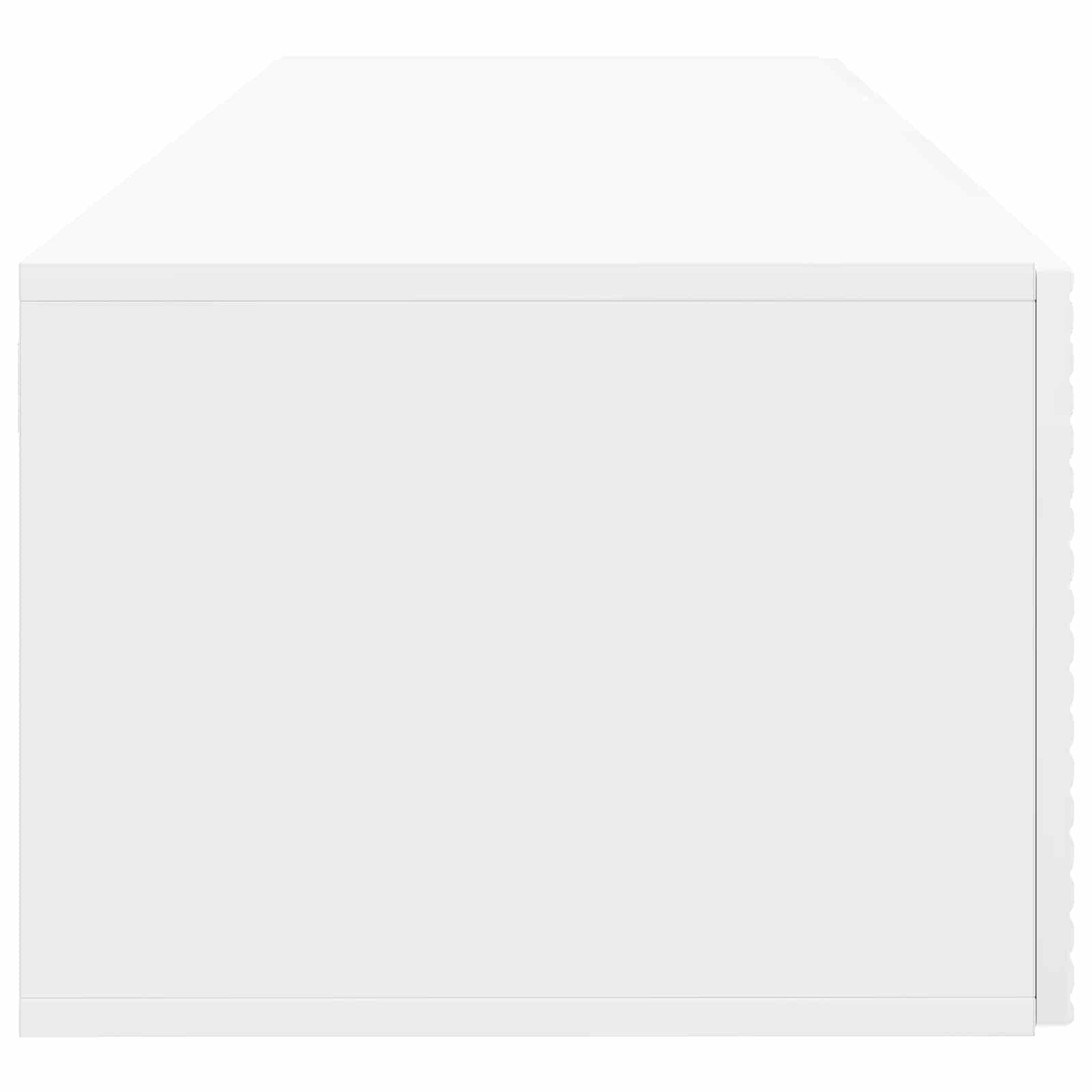 Wandmontierter TV-Schrank Hochglanz Weiß 98 x 41 x 30 cm