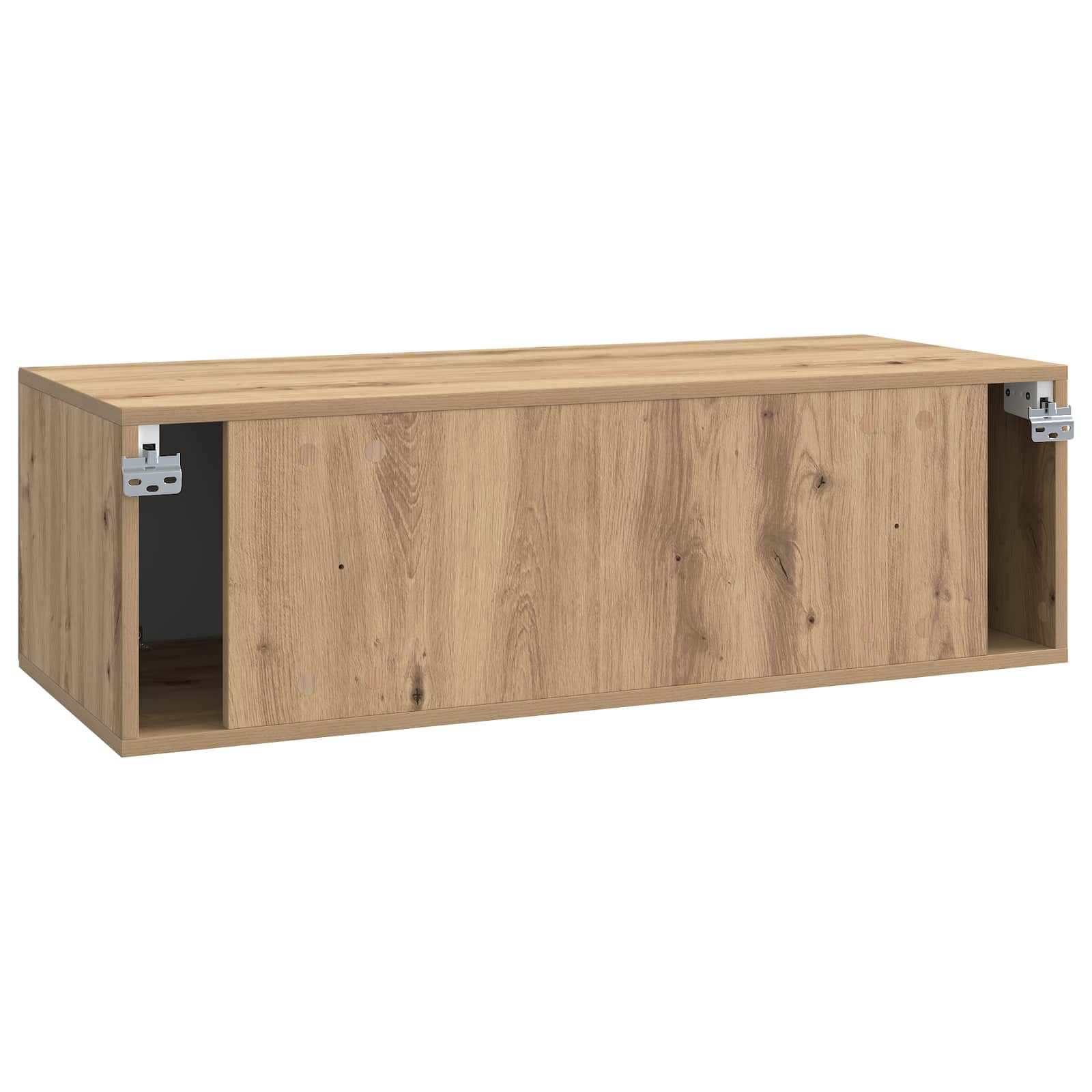 Wandmontierter TV-Schrank 98 x 41 x 30 cm Artisan-Eiche